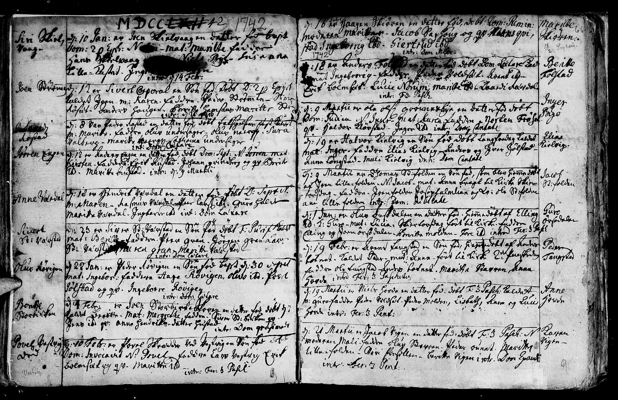Ministerialprotokoller, klokkerbøker og fødselsregistre - Nord-Trøndelag, SAT/A-1458/730/L0272: Parish register (official) no. 730A01, 1733-1764, p. 66
