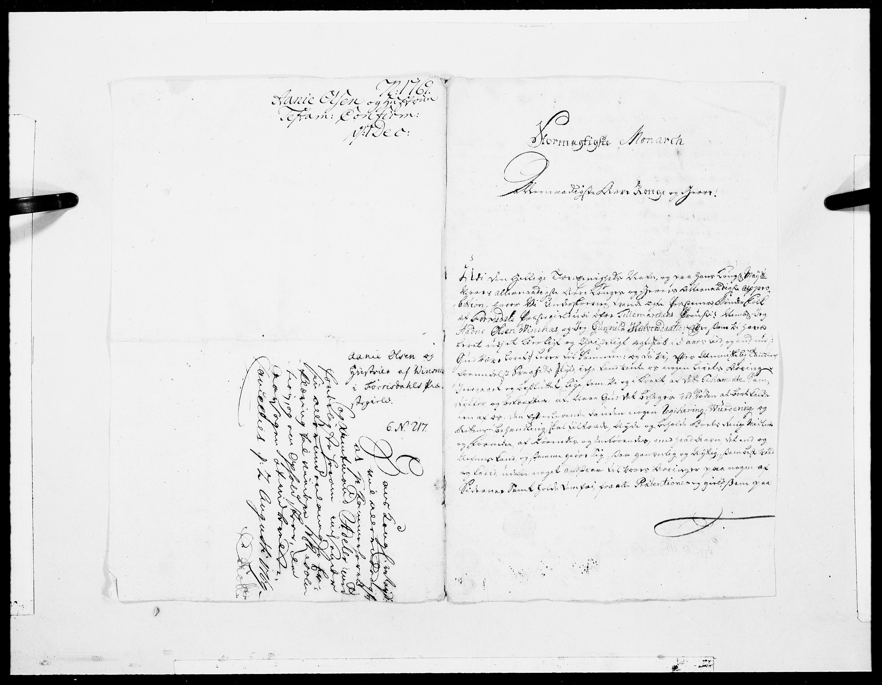 Danske Kanselli 1572-1799, AV/RA-EA-3023/F/Fc/Fcc/Fcca/L0200: Norske innlegg 1572-1799, 1769, p. 471