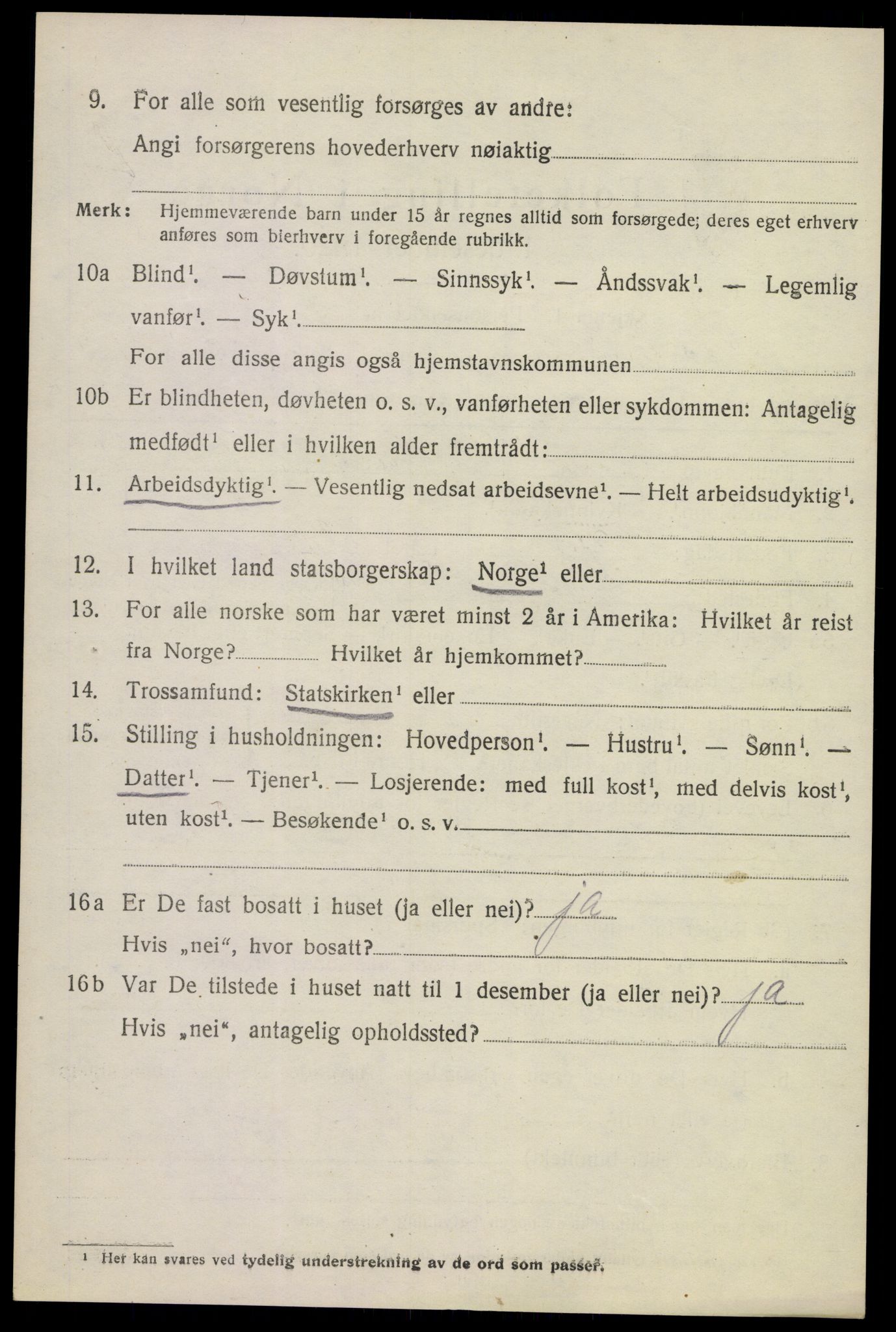 SAKO, 1920 census for Krødsherad, 1920, p. 5228