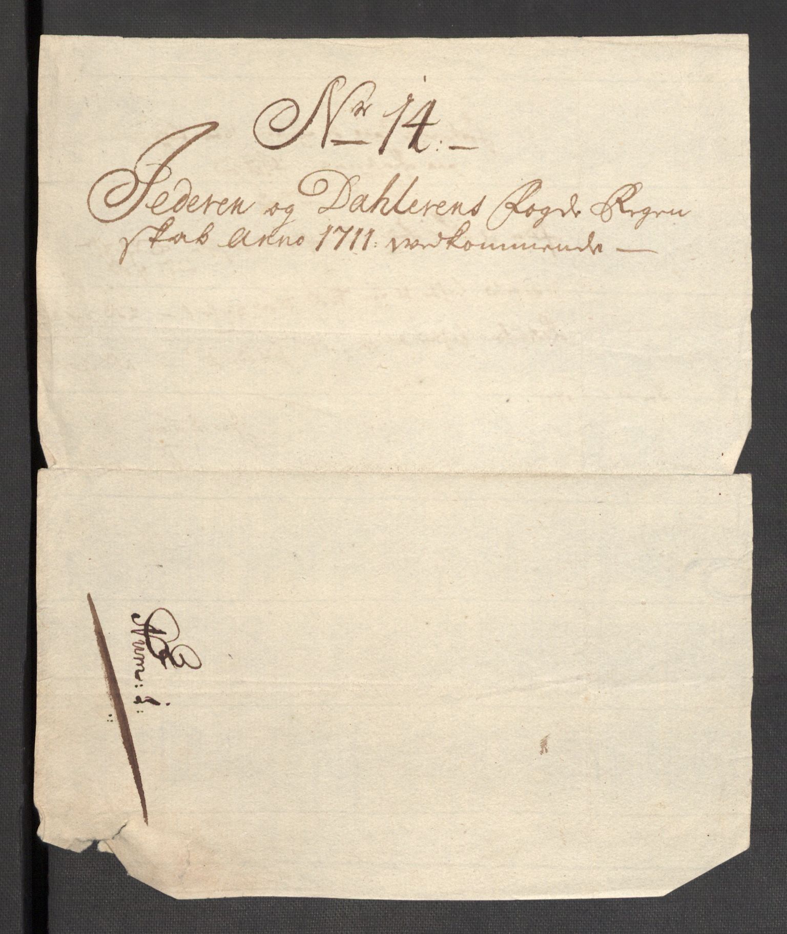 Rentekammeret inntil 1814, Reviderte regnskaper, Fogderegnskap, AV/RA-EA-4092/R46/L2735: Fogderegnskap Jæren og Dalane, 1711, p. 335