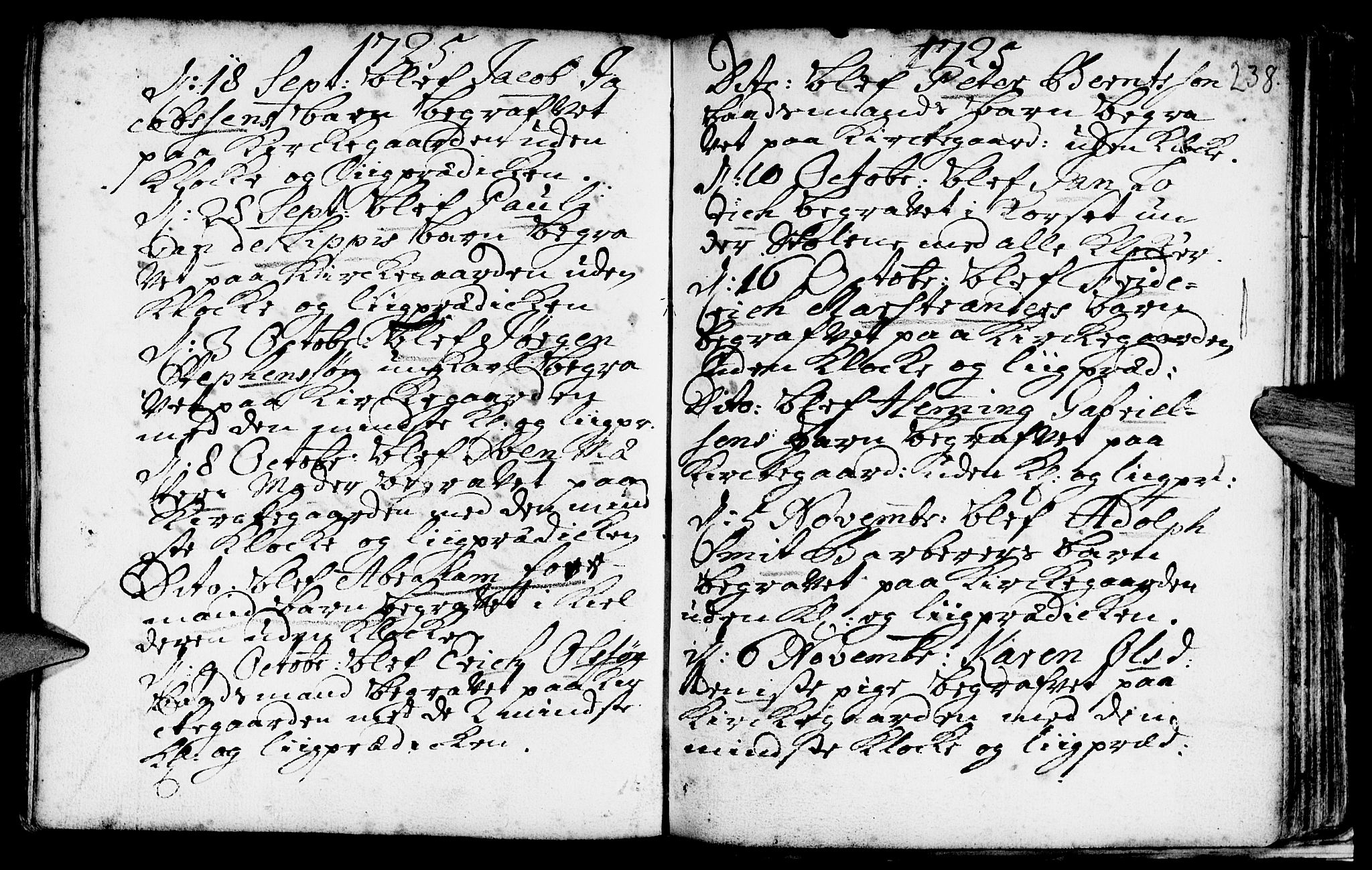 Nykirken Sokneprestembete, AV/SAB-A-77101/H/Haa/L0009: Parish register (official) no. A 9, 1689-1759, p. 238