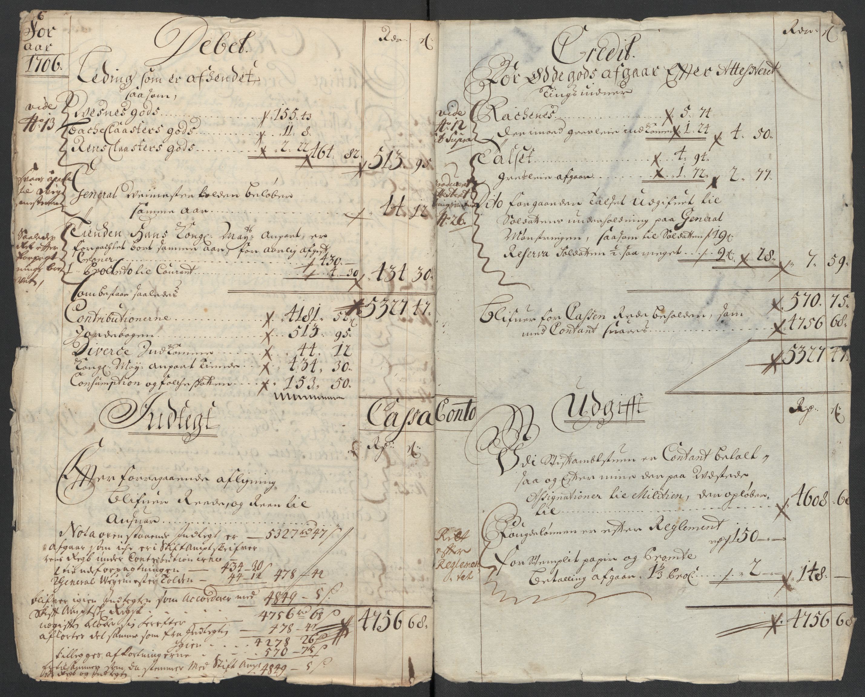 Rentekammeret inntil 1814, Reviderte regnskaper, Fogderegnskap, AV/RA-EA-4092/R55/L3657: Fogderegnskap Romsdal, 1706, p. 15