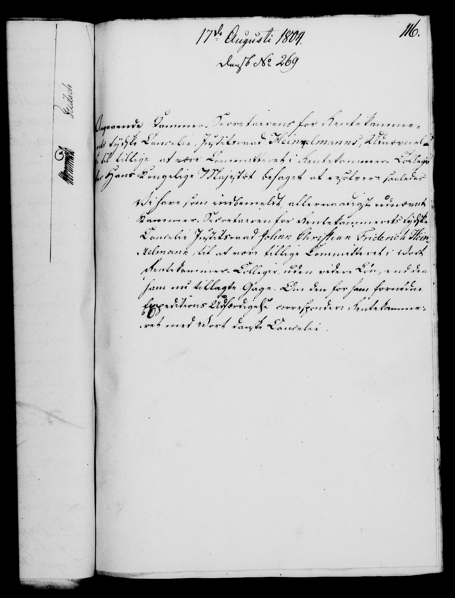 Rentekammeret, Kammerkanselliet, RA/EA-3111/G/Gf/Gfa/L0086: Norsk relasjons- og resolusjonsprotokoll (merket RK 52.86), 1804, p. 667