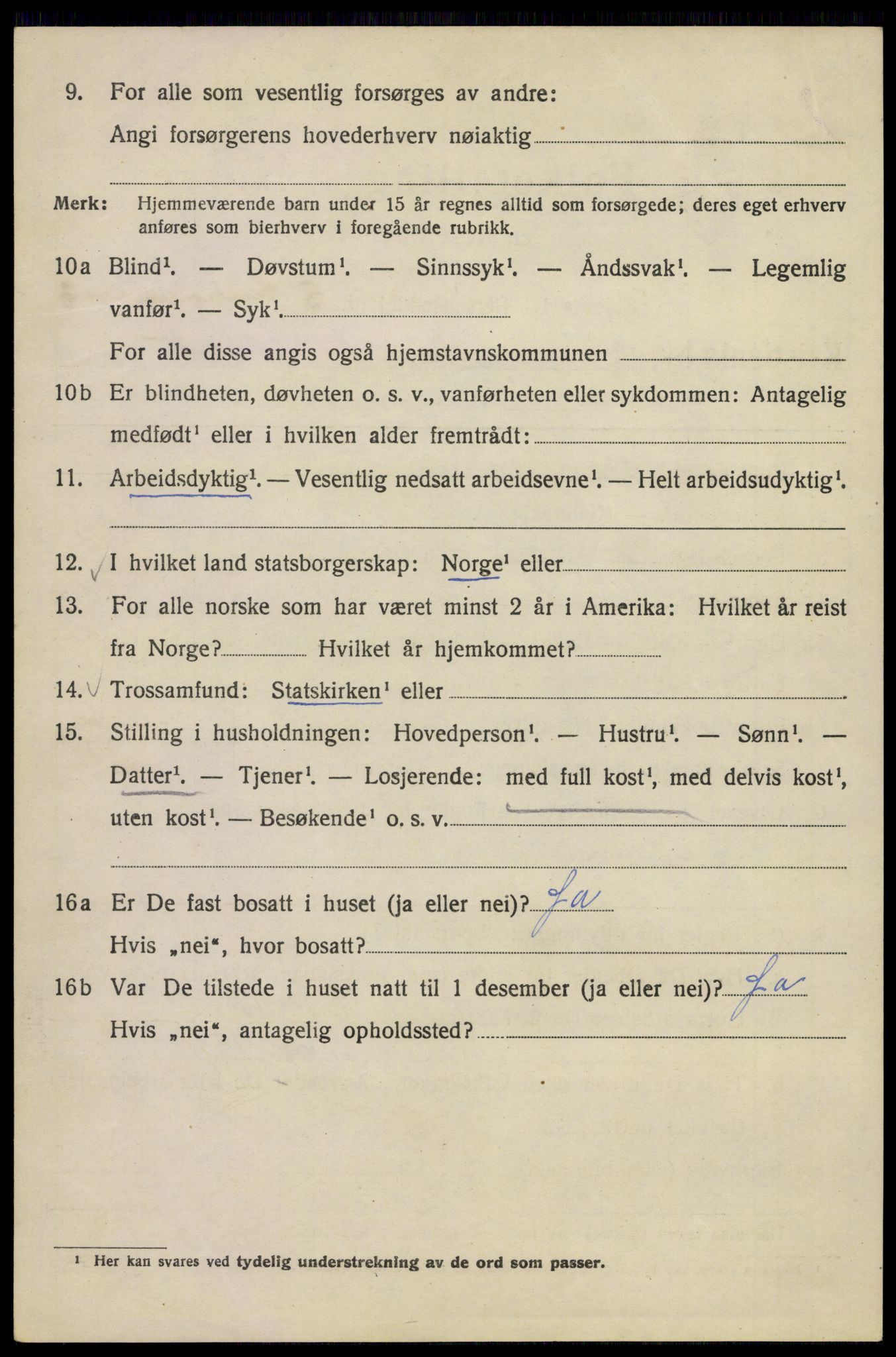 SAO, 1920 census for Kristiania, 1920, p. 409668