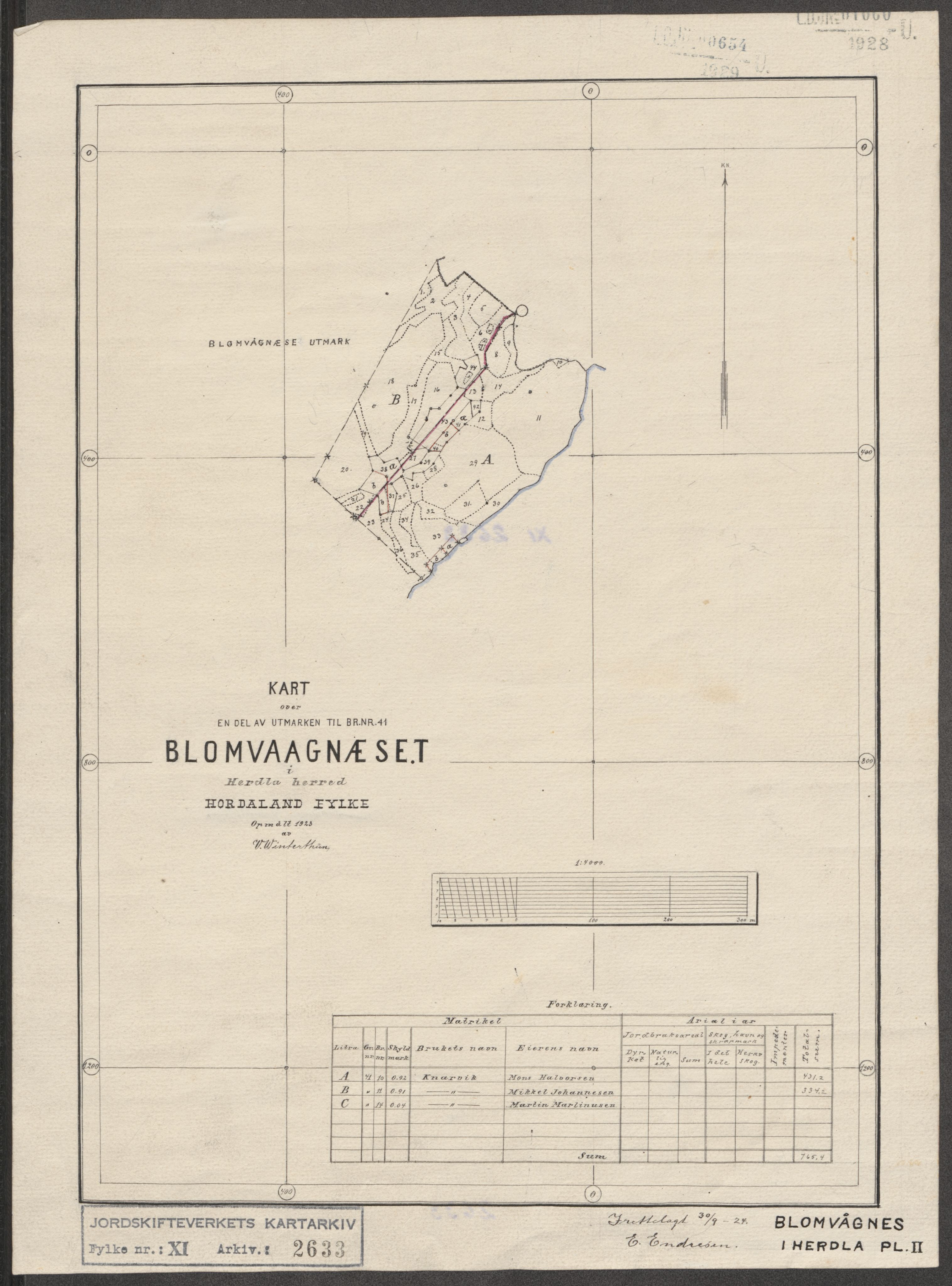 Jordskifteverkets kartarkiv, AV/RA-S-3929/T, 1859-1988, p. 2962