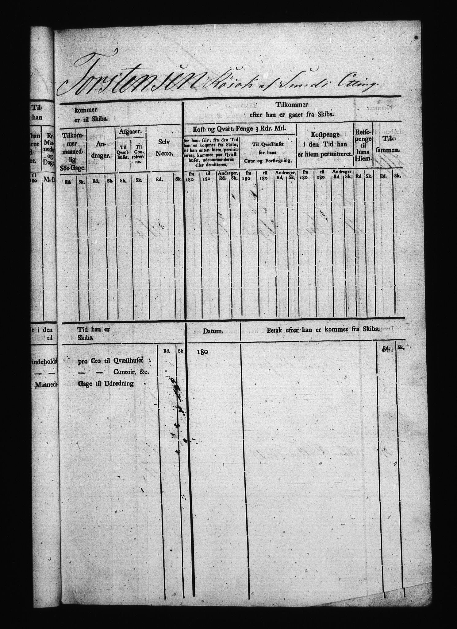 Sjøetaten, AV/RA-EA-3110/F/L0321: Trondheim distrikt, bind 4, 1800