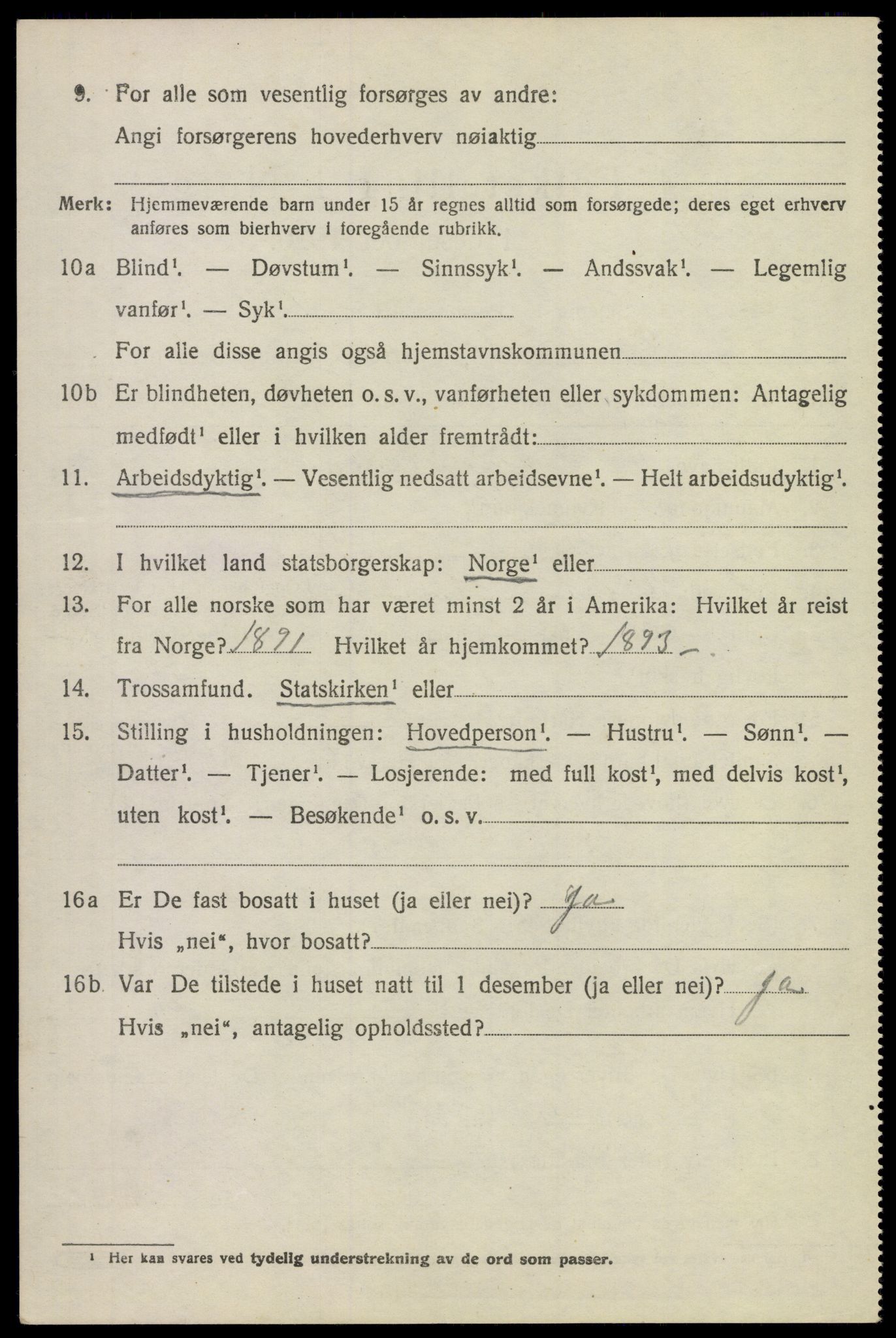 SAKO, 1920 census for Sauherad, 1920, p. 2312