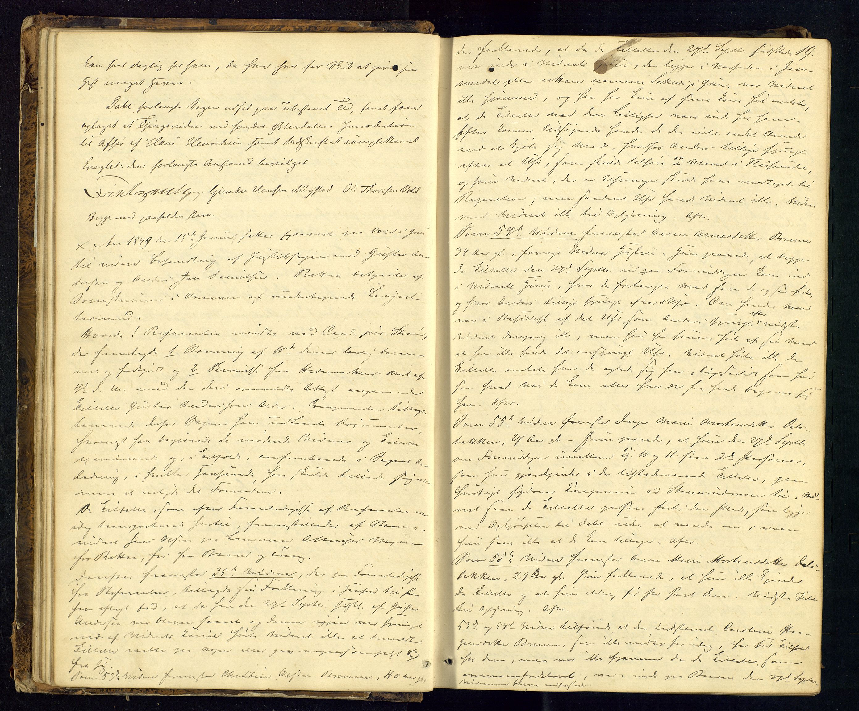Solør tingrett, AV/SAH-TING-008/G/Gc/Gca/L0003: Ekstrarettsprotokoll, 1848-1851, p. 19