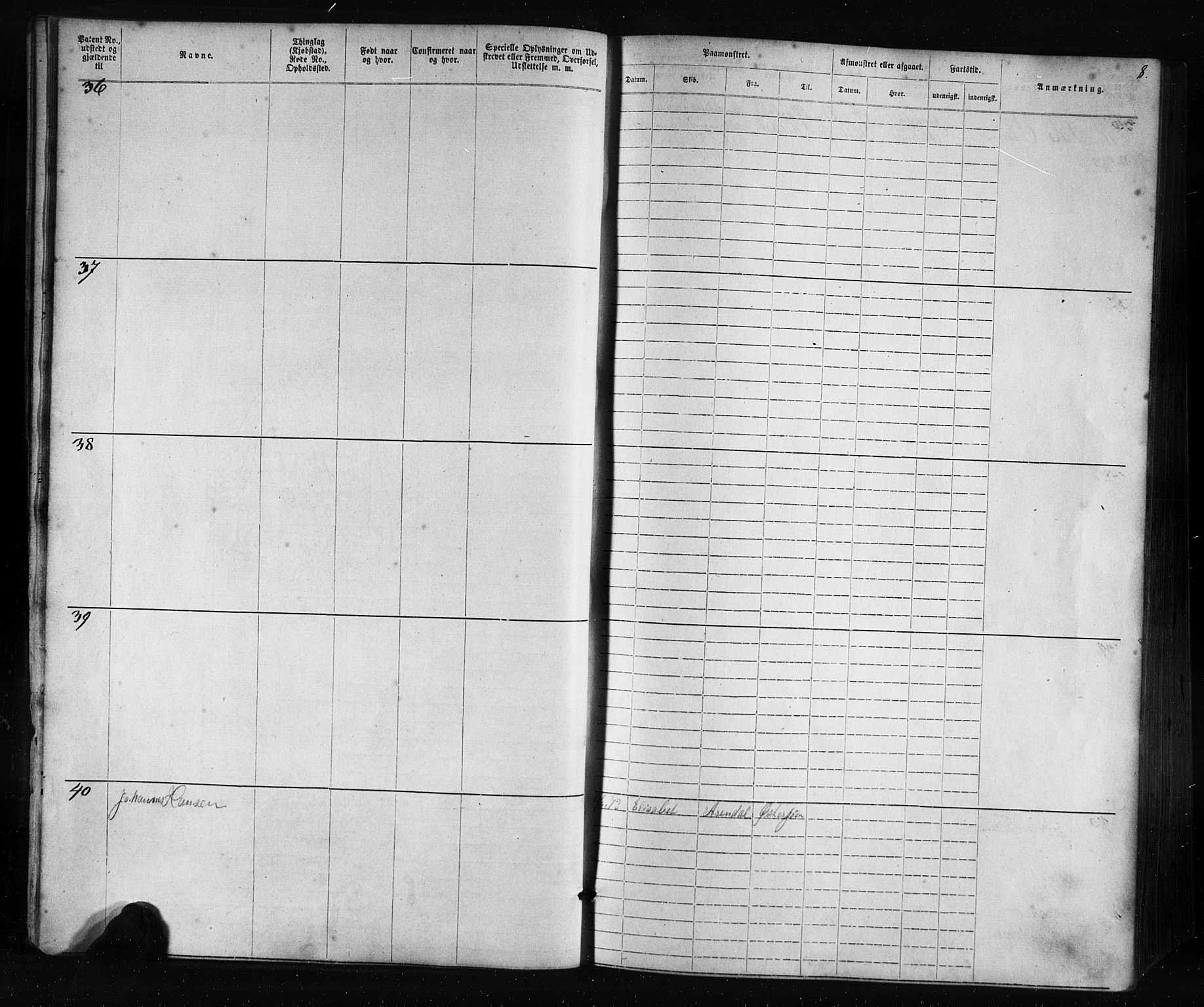 Flekkefjord mønstringskrets, AV/SAK-2031-0018/F/Fa/L0005: Annotasjonsrulle nr 1-1915 med register, Æ-2, 1868-1896, p. 27