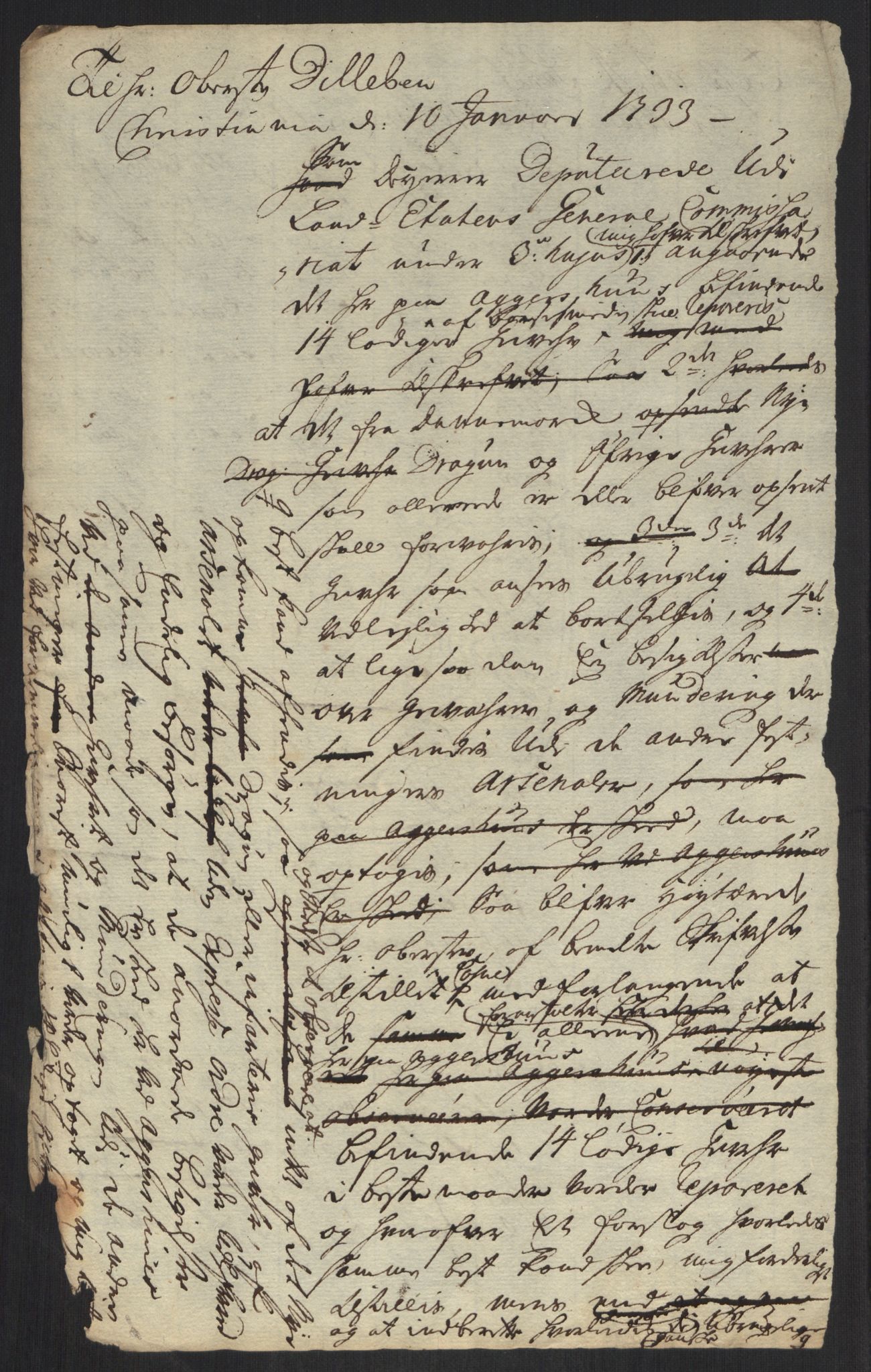 Kommanderende general (KG I) med Det norske krigsdirektorium, AV/RA-EA-5419/B/L0013: Kommanderende generals konsepter, 1730-1733, p. 545