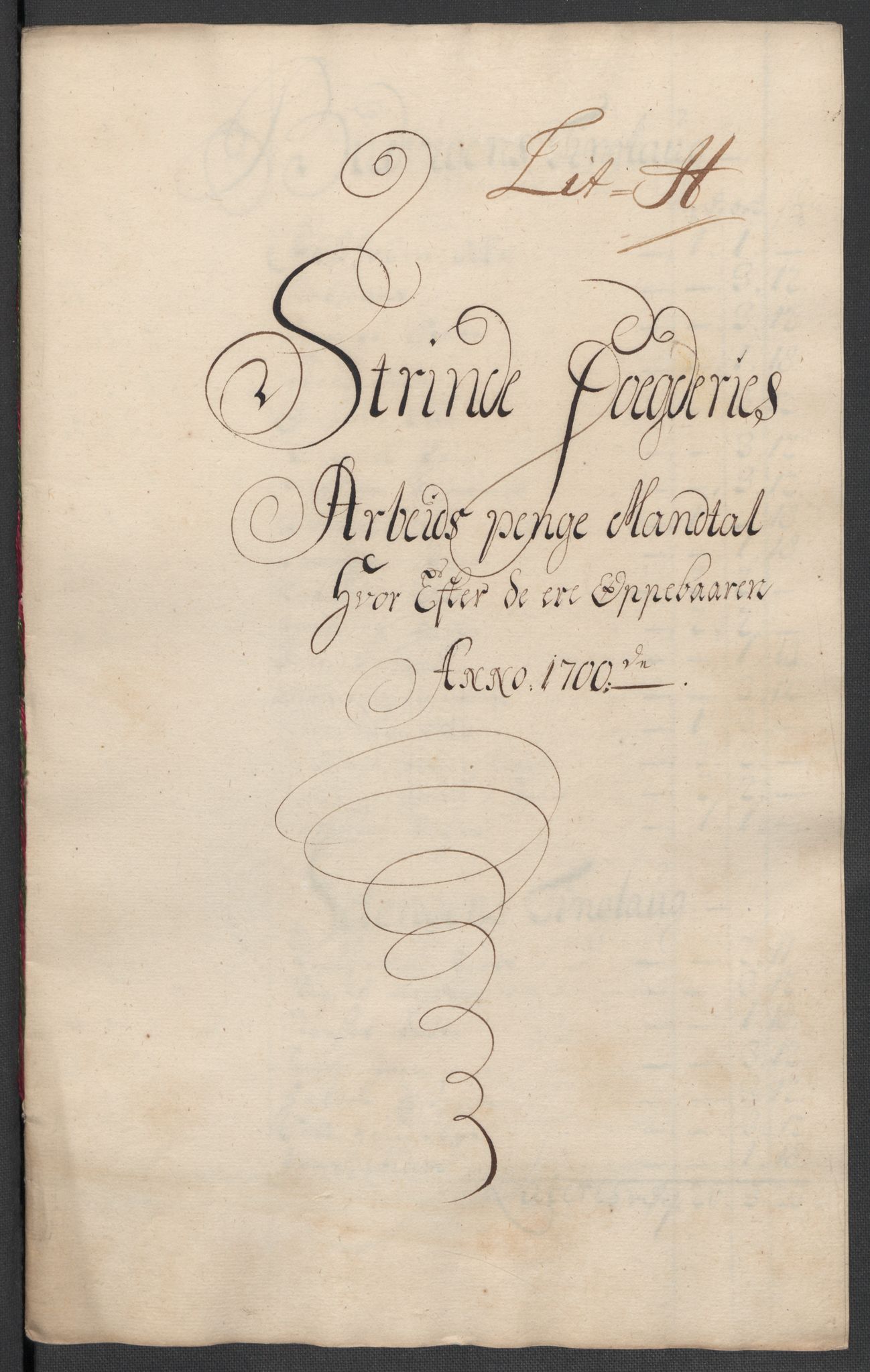 Rentekammeret inntil 1814, Reviderte regnskaper, Fogderegnskap, RA/EA-4092/R61/L4107: Fogderegnskap Strinda og Selbu, 1698-1700, p. 380