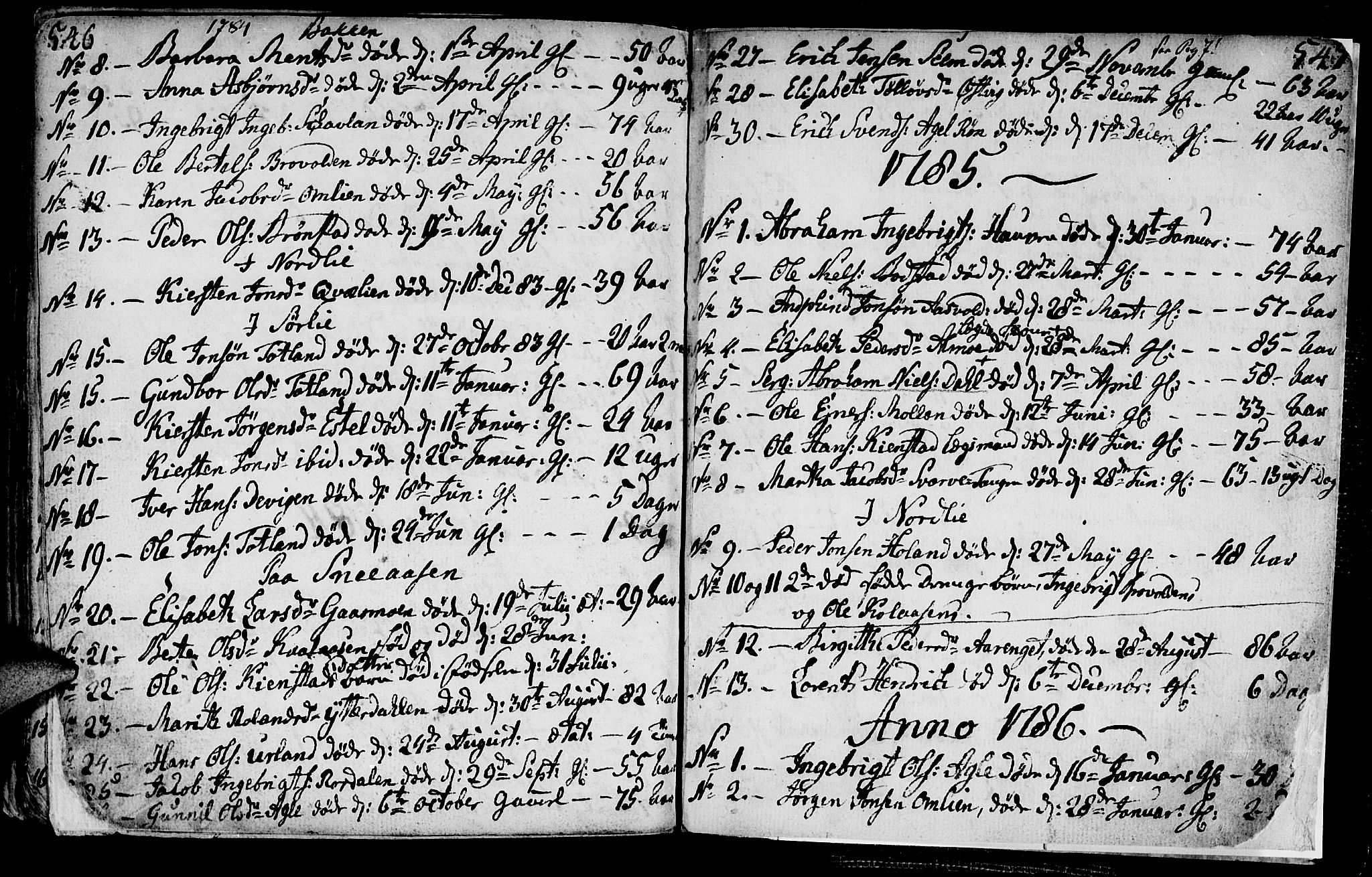 Ministerialprotokoller, klokkerbøker og fødselsregistre - Nord-Trøndelag, SAT/A-1458/749/L0467: Parish register (official) no. 749A01, 1733-1787, p. 546-547