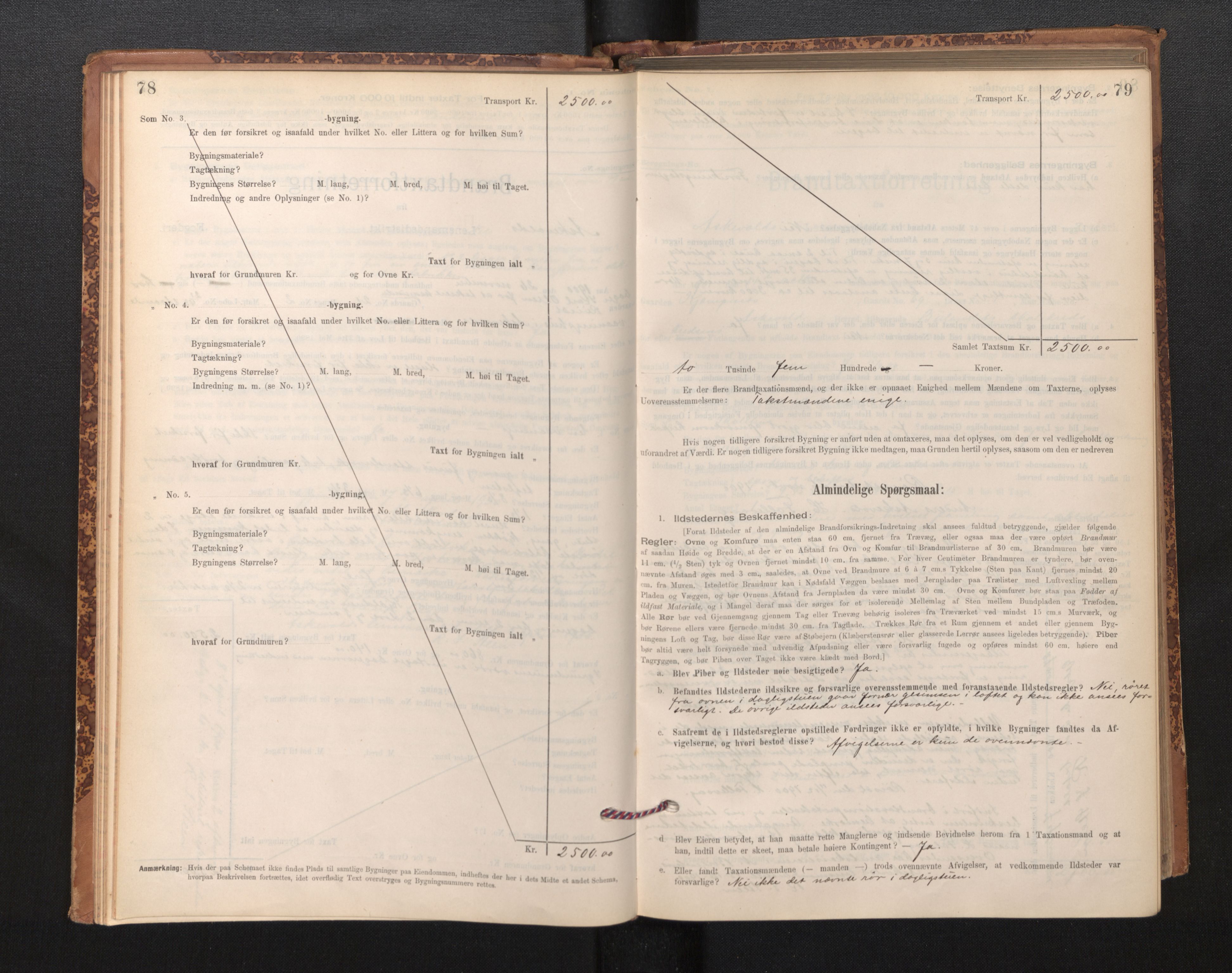 Lensmannen i Askvoll, SAB/A-26301/0012/L0004: Branntakstprotokoll, skjematakst og liste over branntakstmenn, 1895-1932, p. 78-79