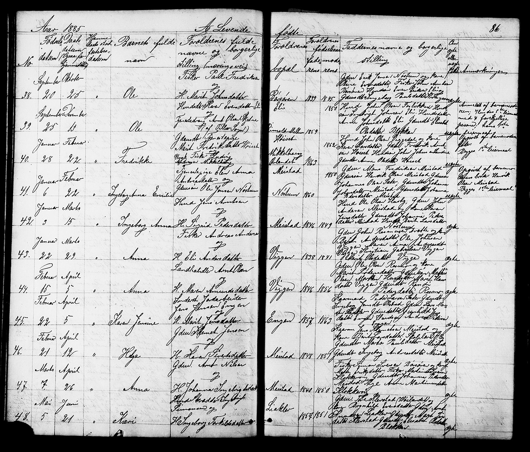 Ministerialprotokoller, klokkerbøker og fødselsregistre - Sør-Trøndelag, SAT/A-1456/665/L0777: Parish register (copy) no. 665C02, 1867-1915, p. 86