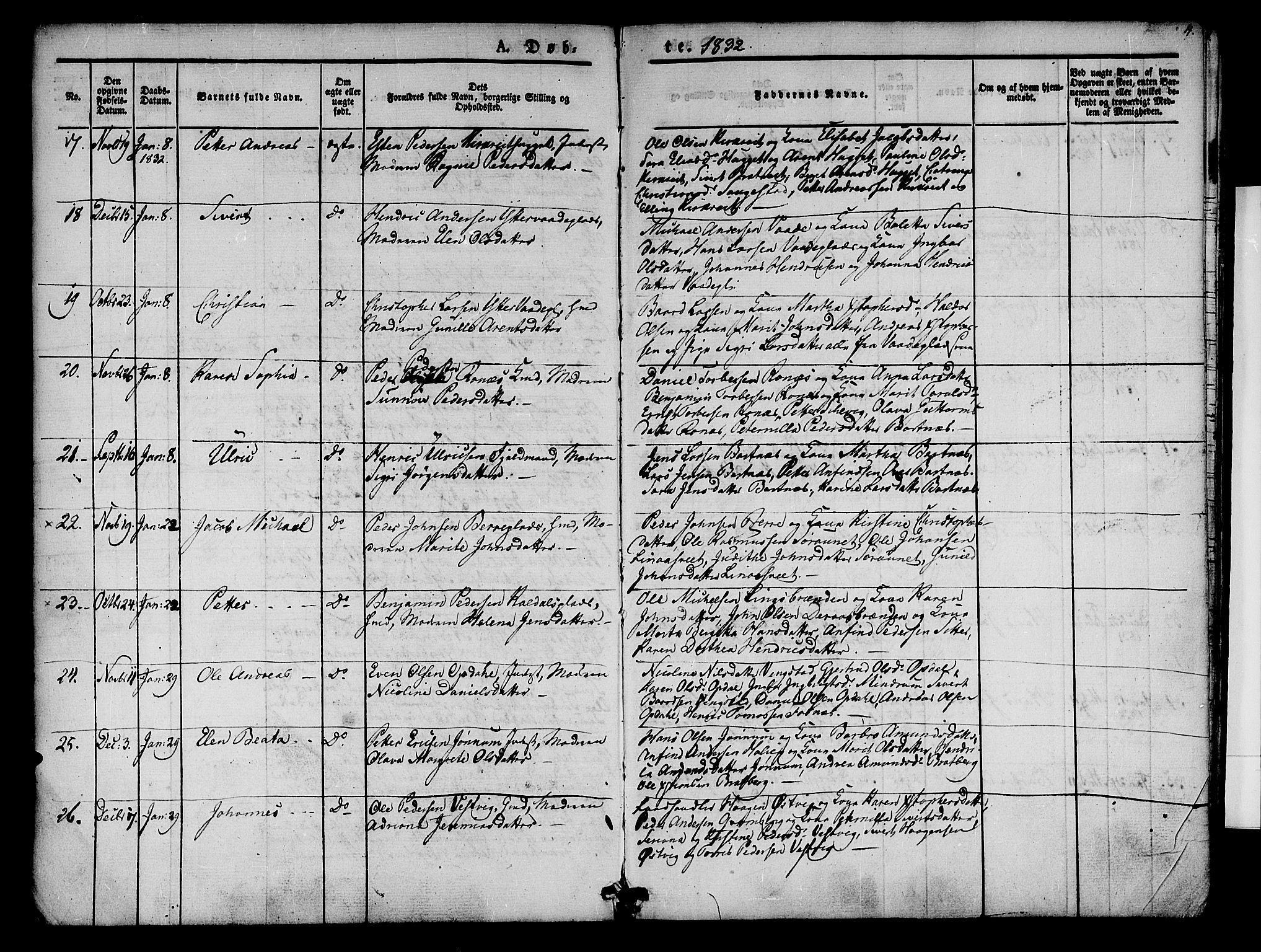 Ministerialprotokoller, klokkerbøker og fødselsregistre - Nord-Trøndelag, AV/SAT-A-1458/741/L0391: Parish register (official) no. 741A05, 1831-1836, p. 4