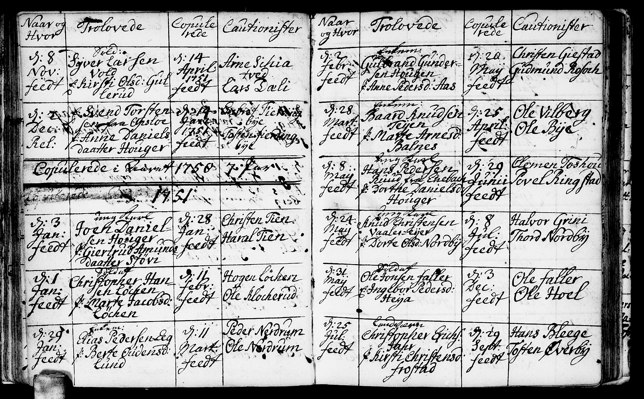 Fet prestekontor Kirkebøker, AV/SAO-A-10370a/F/Fa/L0001: Parish register (official) no. I 1, 1716-1751, p. 45