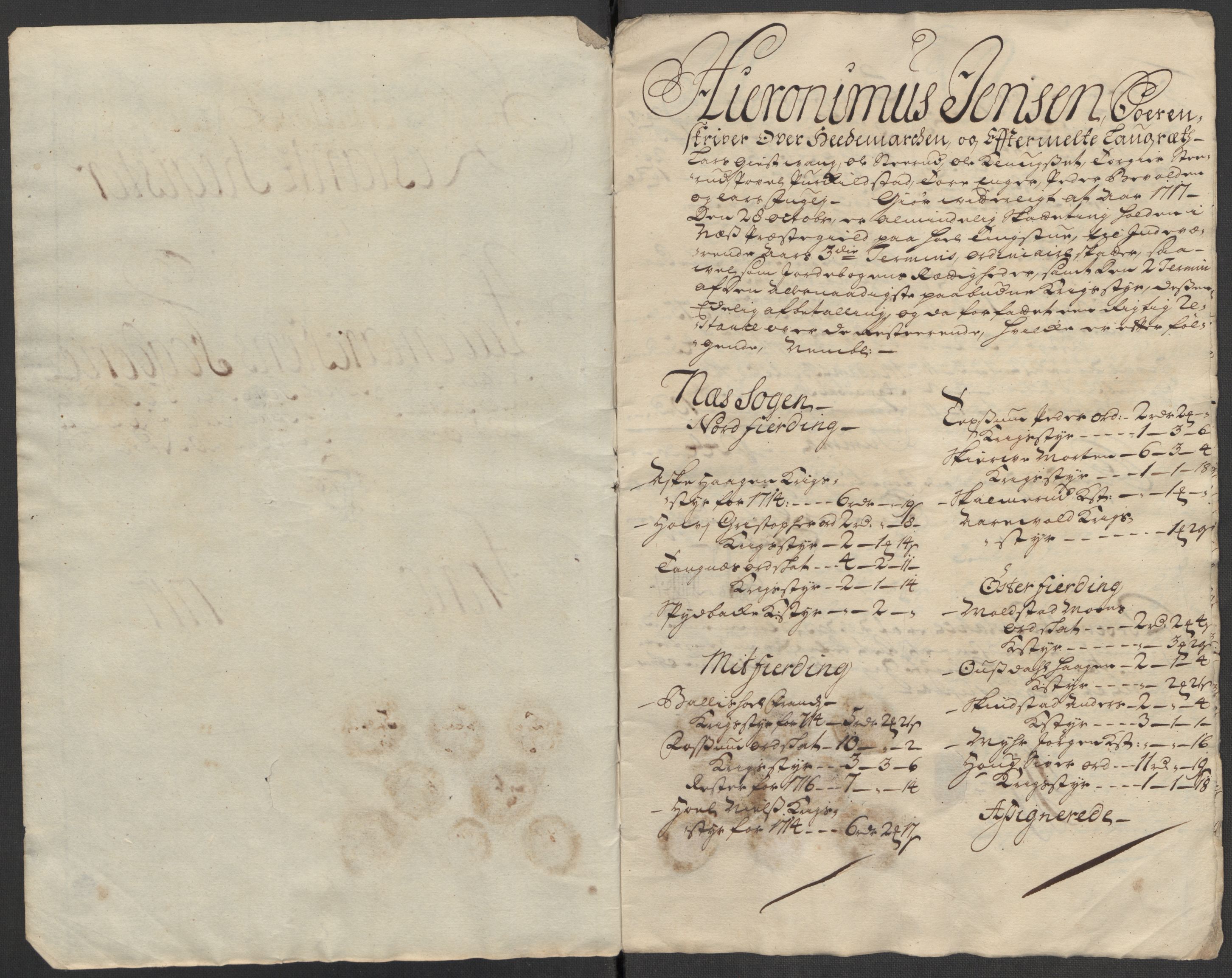 Rentekammeret inntil 1814, Reviderte regnskaper, Fogderegnskap, RA/EA-4092/R16/L1056: Fogderegnskap Hedmark, 1717, p. 421