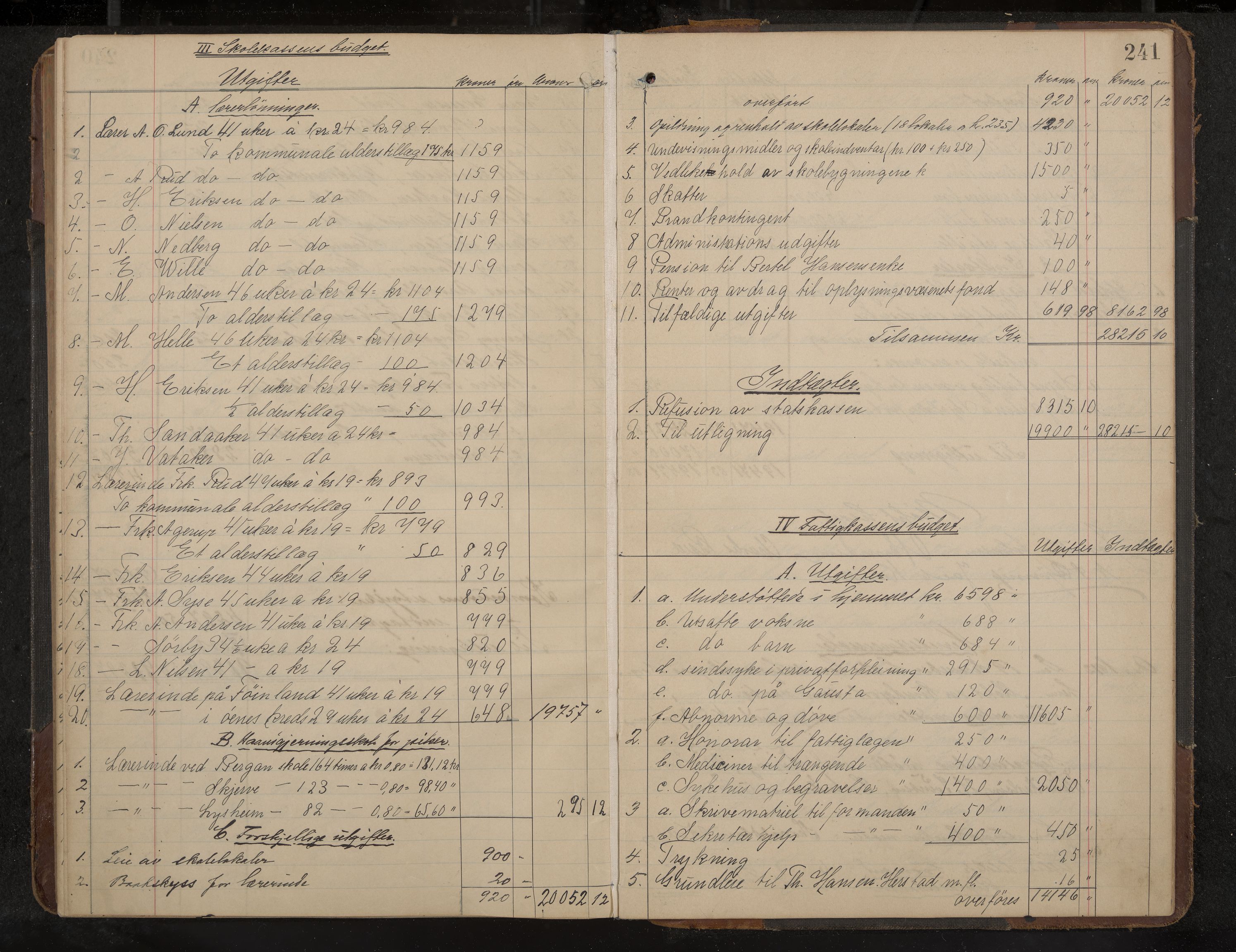 Nøtterøy formannskap og sentraladministrasjon, IKAK/0722021-1/A/Aa/L0006: Møtebok med register, 1905-1913, p. 241