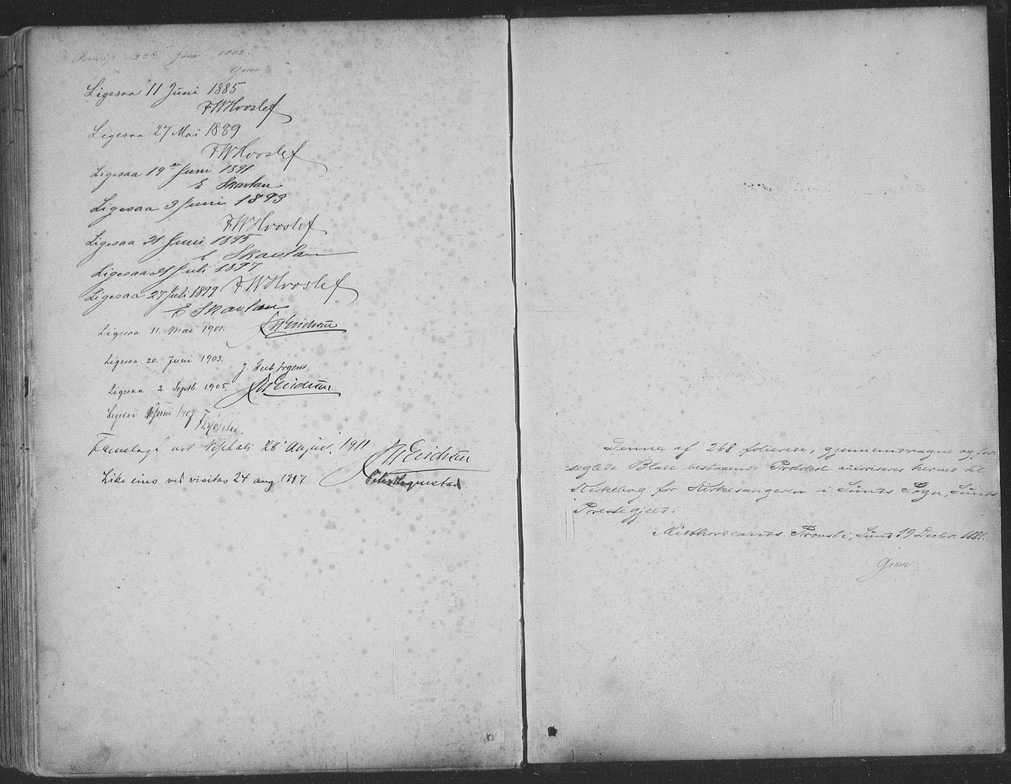 Sund sokneprestembete, SAB/A-99930: Parish register (copy) no. B 3, 1882-1911