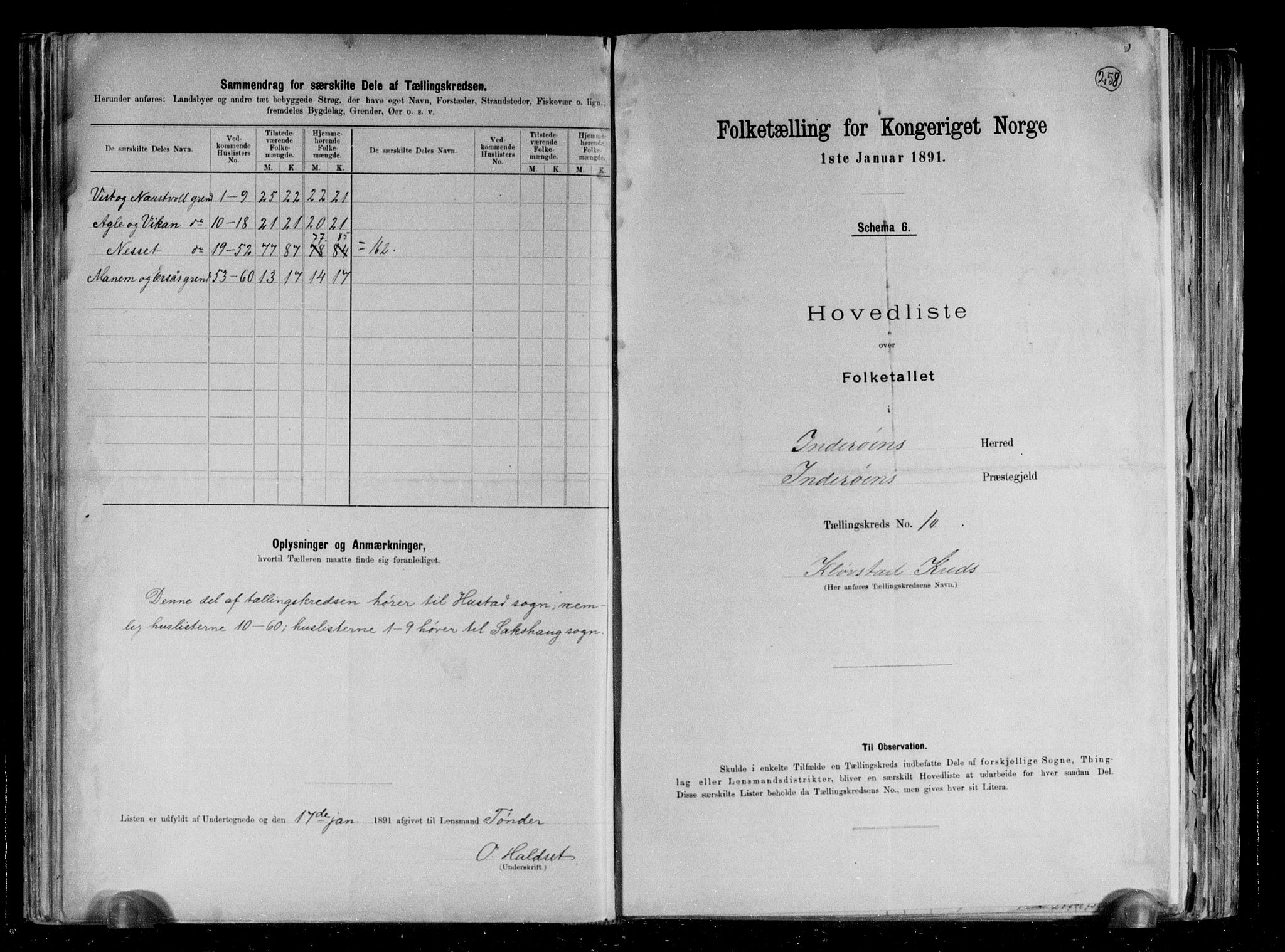 RA, 1891 census for 1729 Inderøy, 1891, p. 30