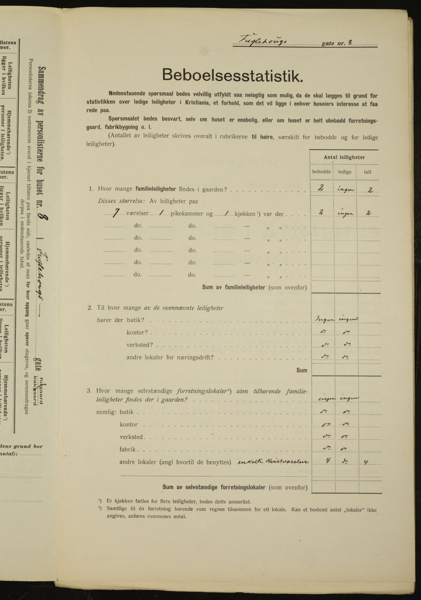 OBA, Municipal Census 1912 for Kristiania, 1912, p. 28224