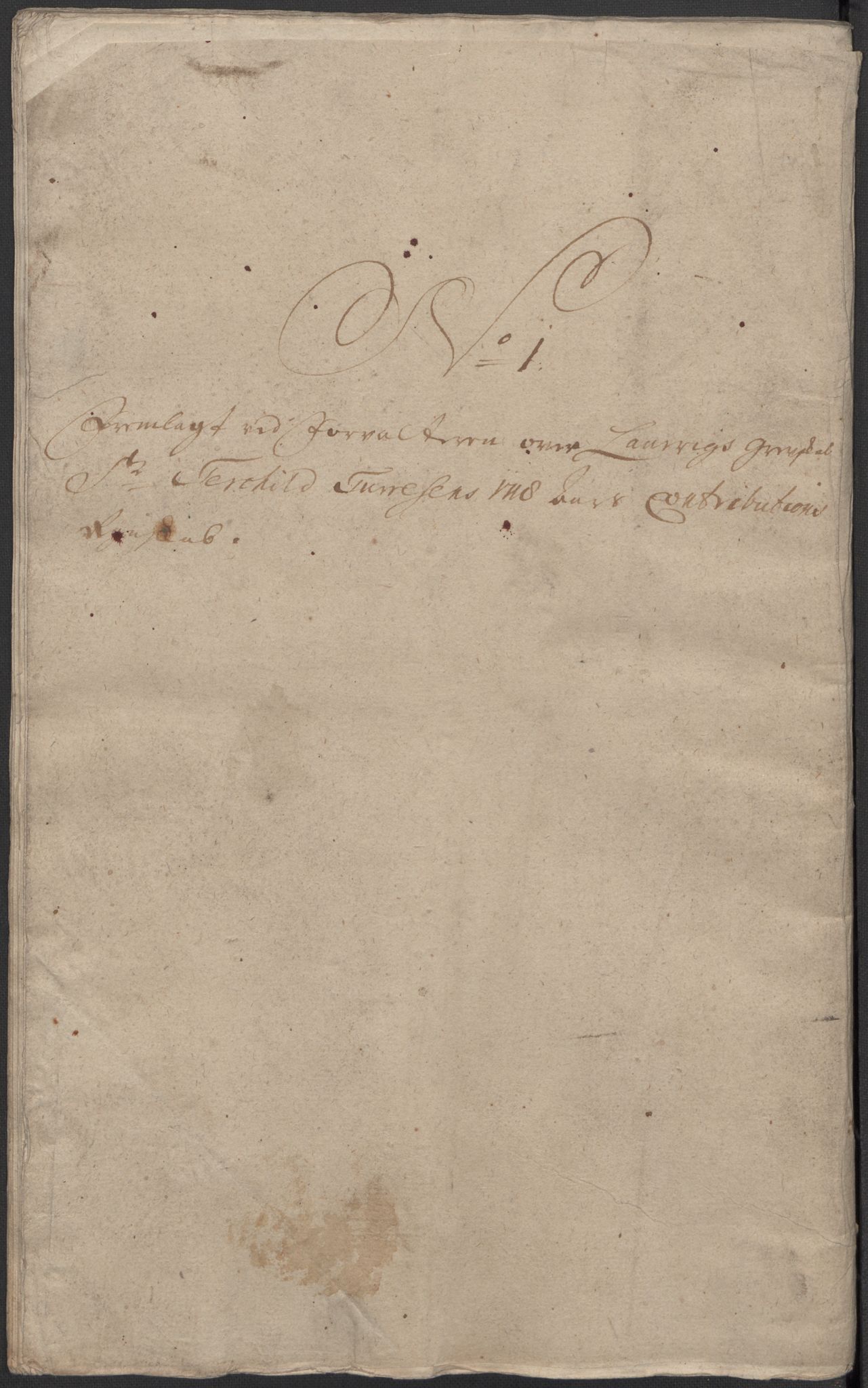 Rentekammeret inntil 1814, Reviderte regnskaper, Fogderegnskap, RA/EA-4092/R33/L1988: Fogderegnskap Larvik grevskap, 1718, p. 39