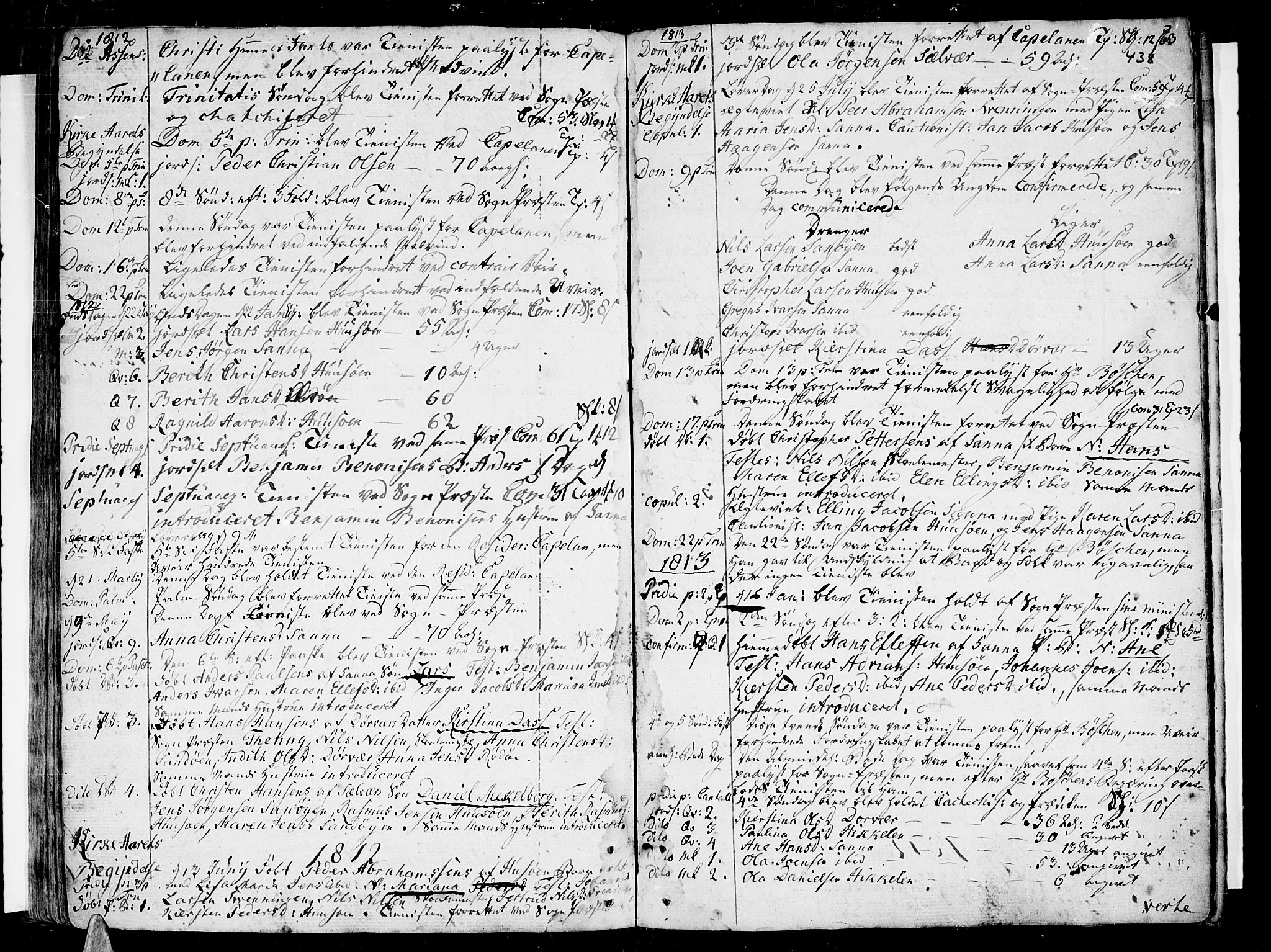 Ministerialprotokoller, klokkerbøker og fødselsregistre - Nordland, SAT/A-1459/839/L0563: Parish register (official) no. 839A01 /2, 1768-1824, p. 62-63