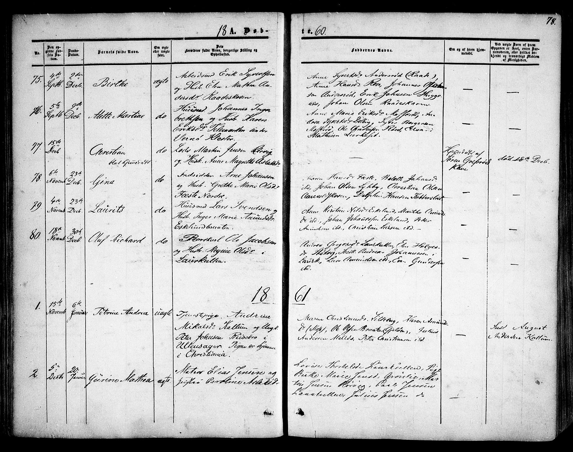 Rygge prestekontor Kirkebøker, SAO/A-10084b/F/Fa/L0005: Parish register (official) no. 5, 1852-1871, p. 78