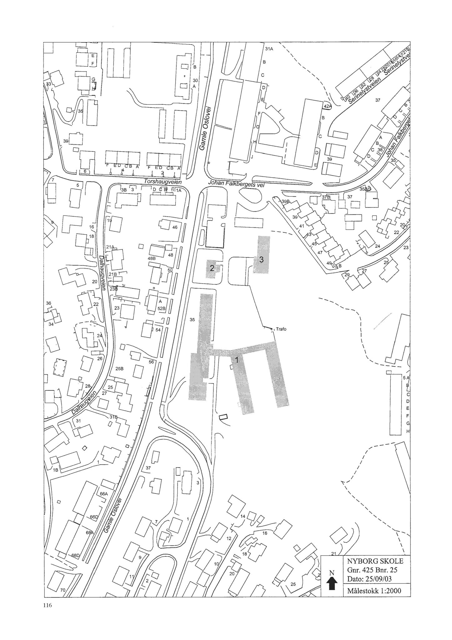 , Trondheim kommunes skoleanlegg - Beskrivelse og antikvarisk klassifisering, 2003, p. 125