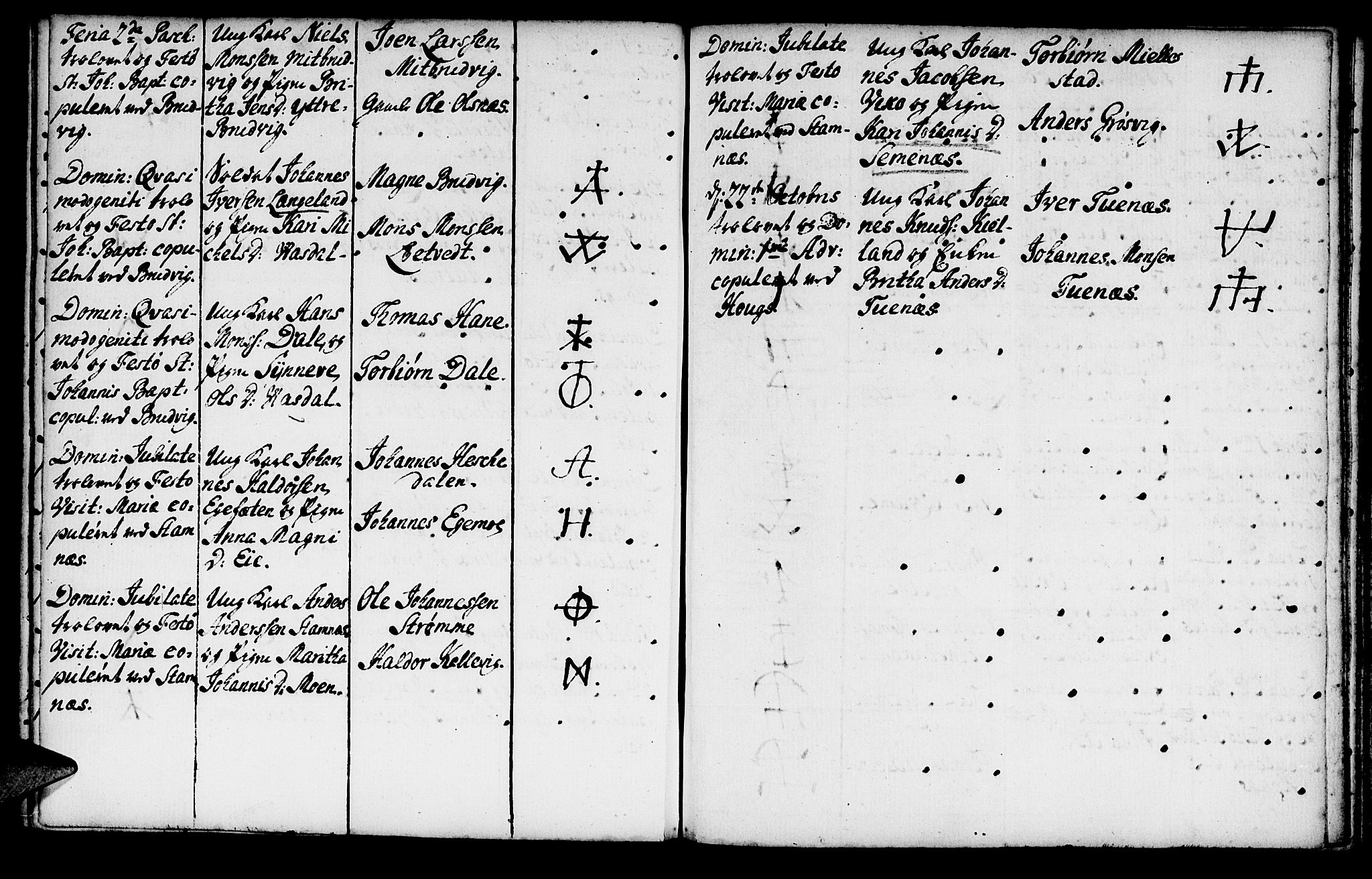 Haus sokneprestembete, AV/SAB-A-75601/H/Haa: Parish register (official) no. A 8, 1754-1769, p. 157