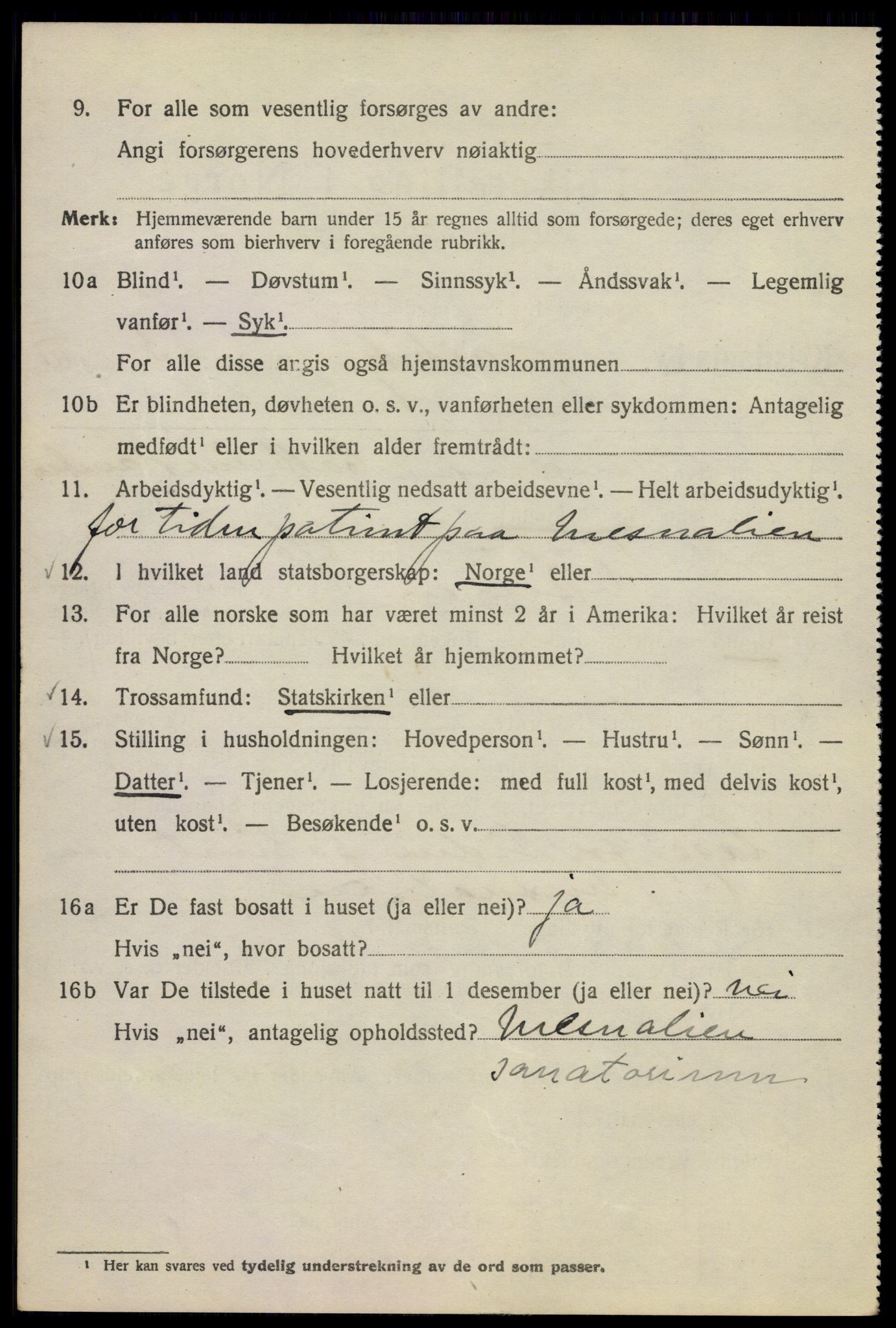 SAO, 1920 census for Kristiania, 1920, p. 271790