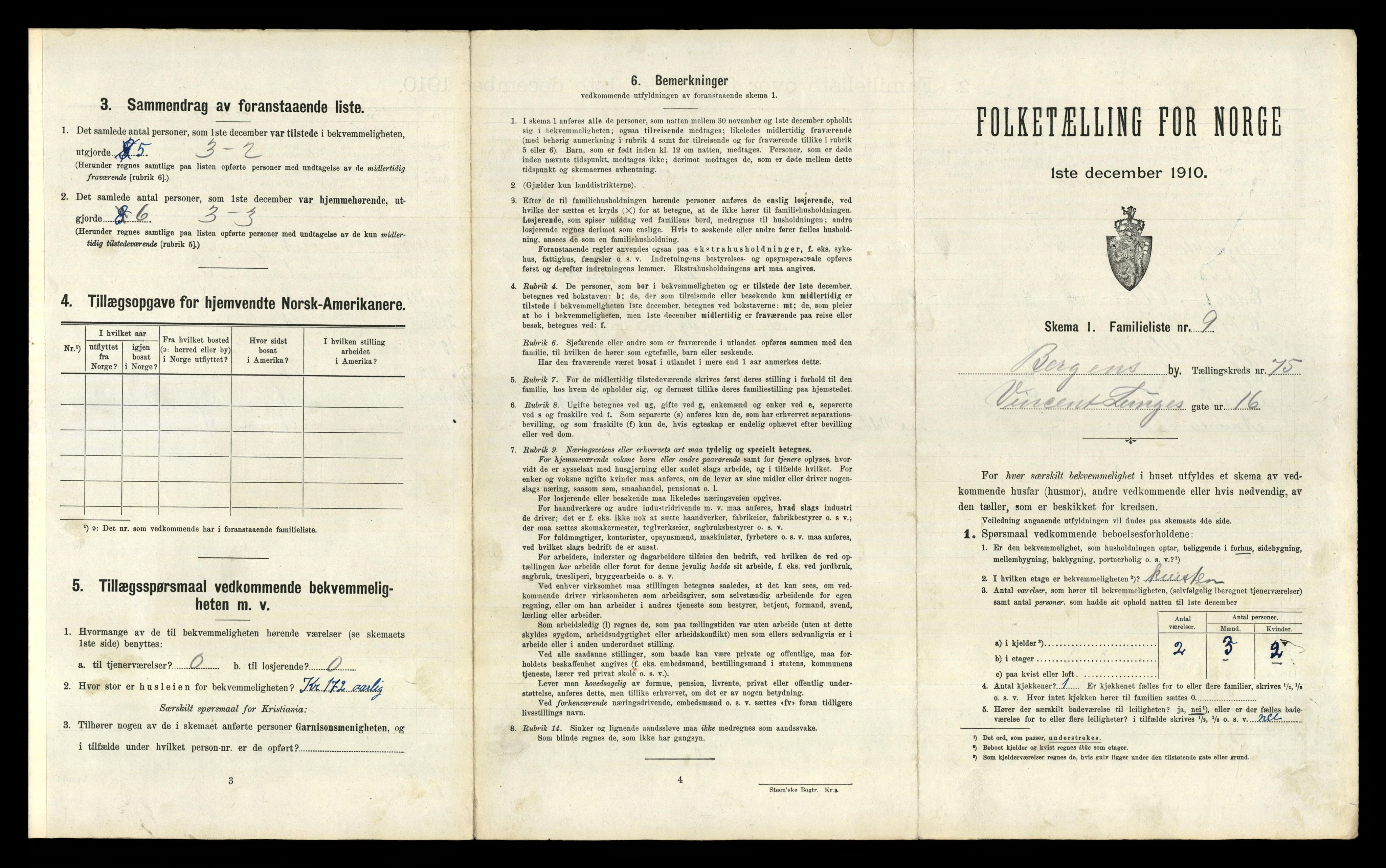 RA, 1910 census for Bergen, 1910, p. 25973