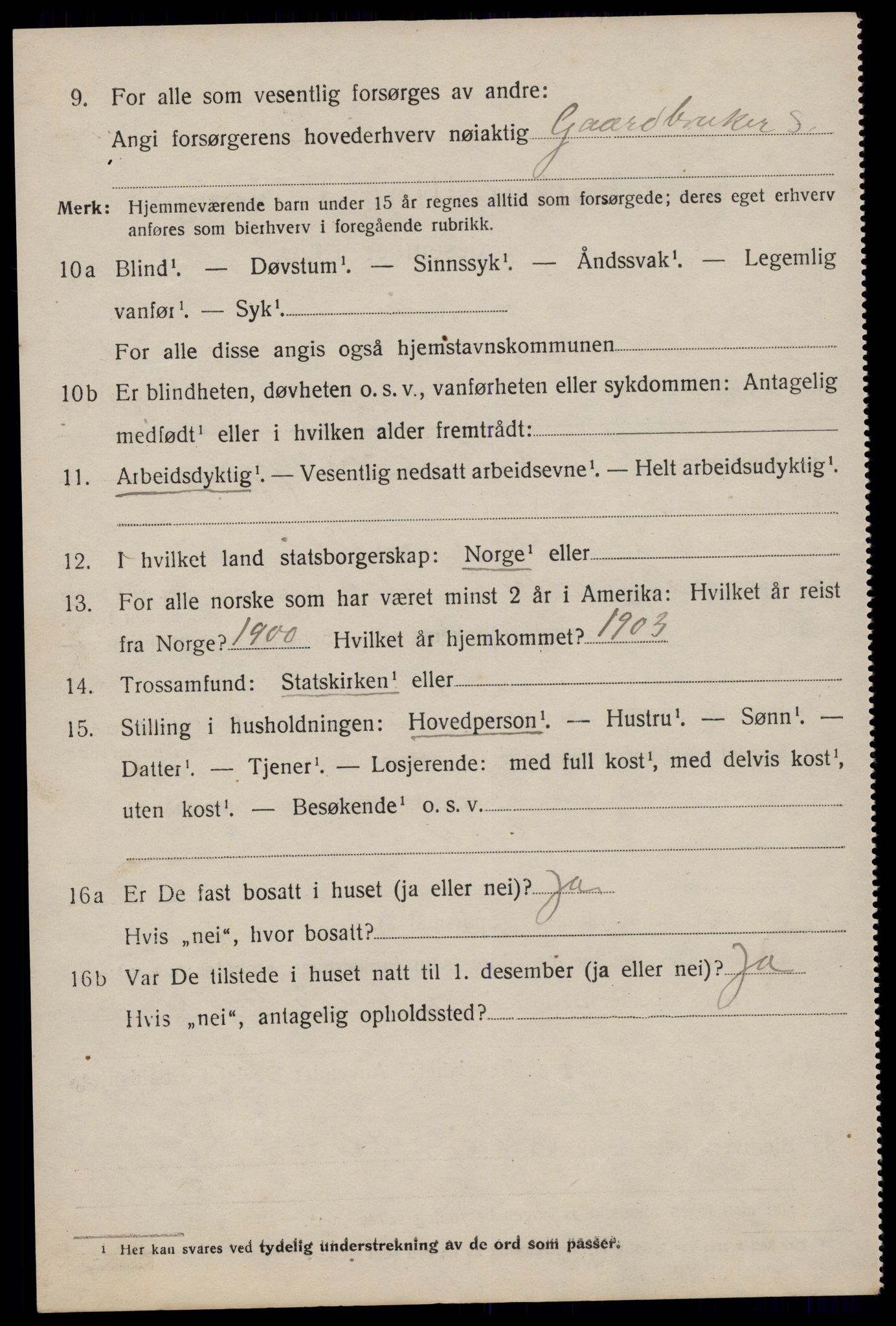 SAST, 1920 census for Heskestad, 1920, p. 592