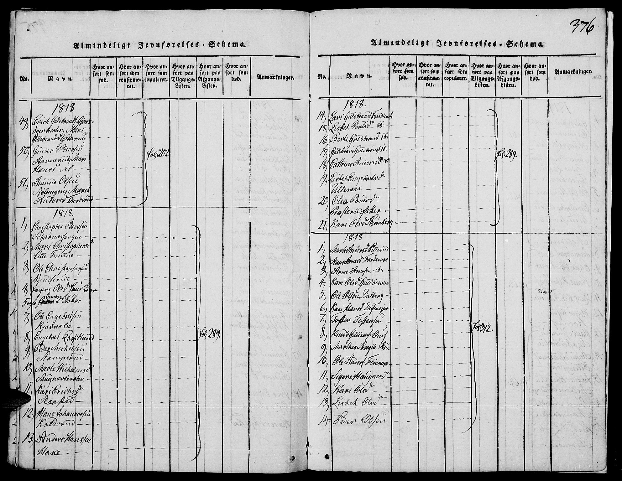 Strøm-Odalen prestekontor, AV/SAH-PREST-028/H/Ha/Haa/L0006: Parish register (official) no. 6, 1814-1850, p. 376