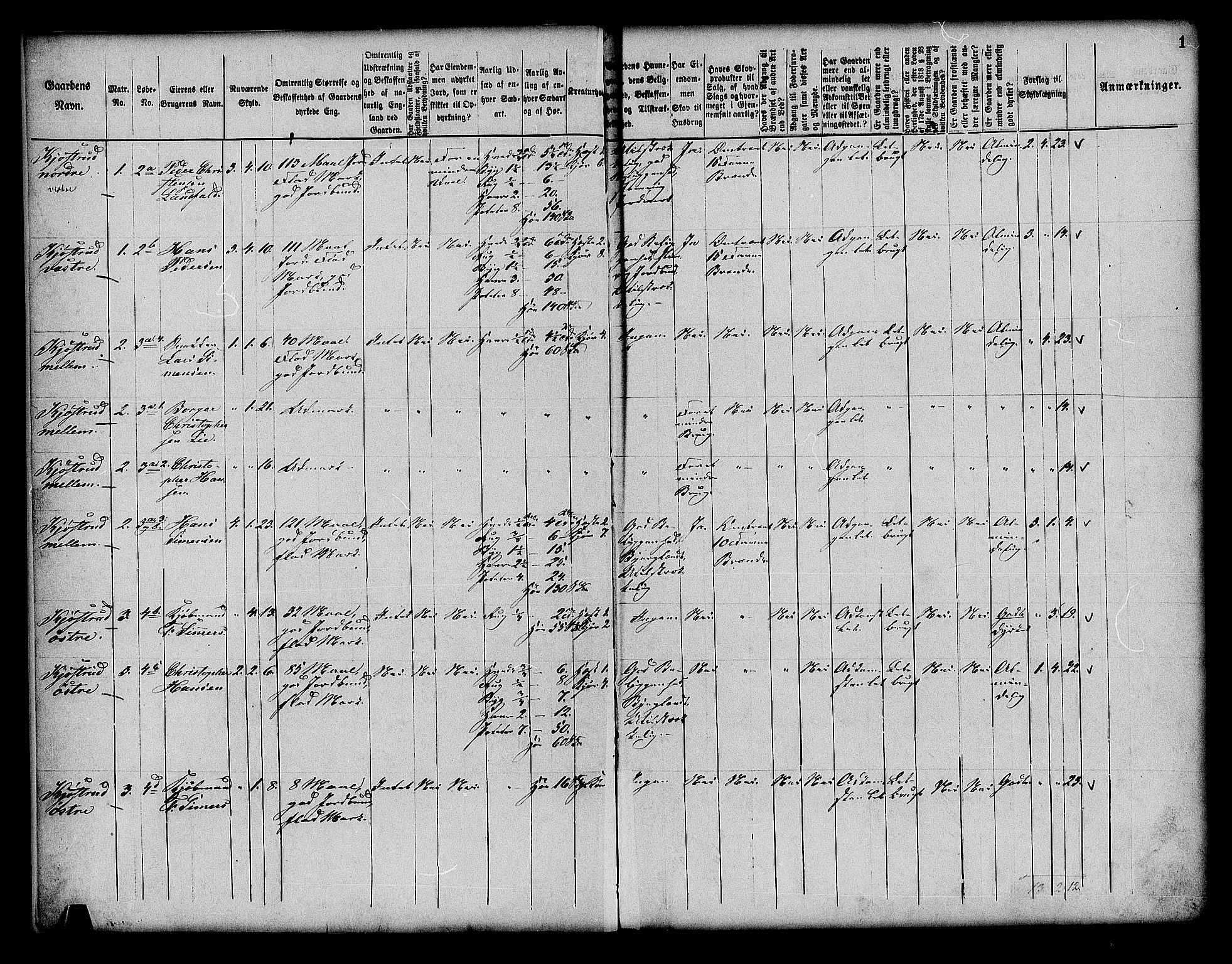 Matrikkelrevisjonen av 1863, AV/RA-S-1530/F/Fe/L0100: Lier, 1863