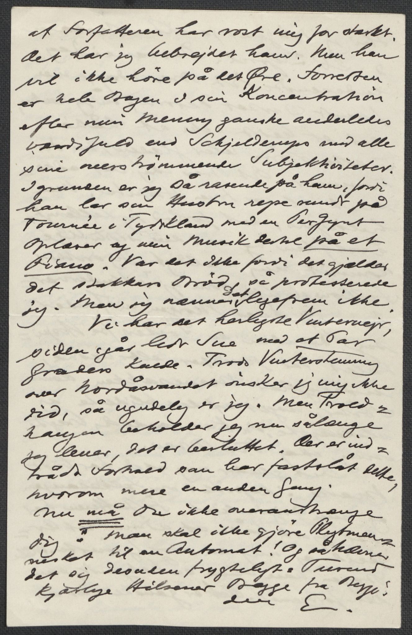 Beyer, Frants, AV/RA-PA-0132/F/L0001: Brev fra Edvard Grieg til Frantz Beyer og "En del optegnelser som kan tjene til kommentar til brevene" av Marie Beyer, 1872-1907, p. 840