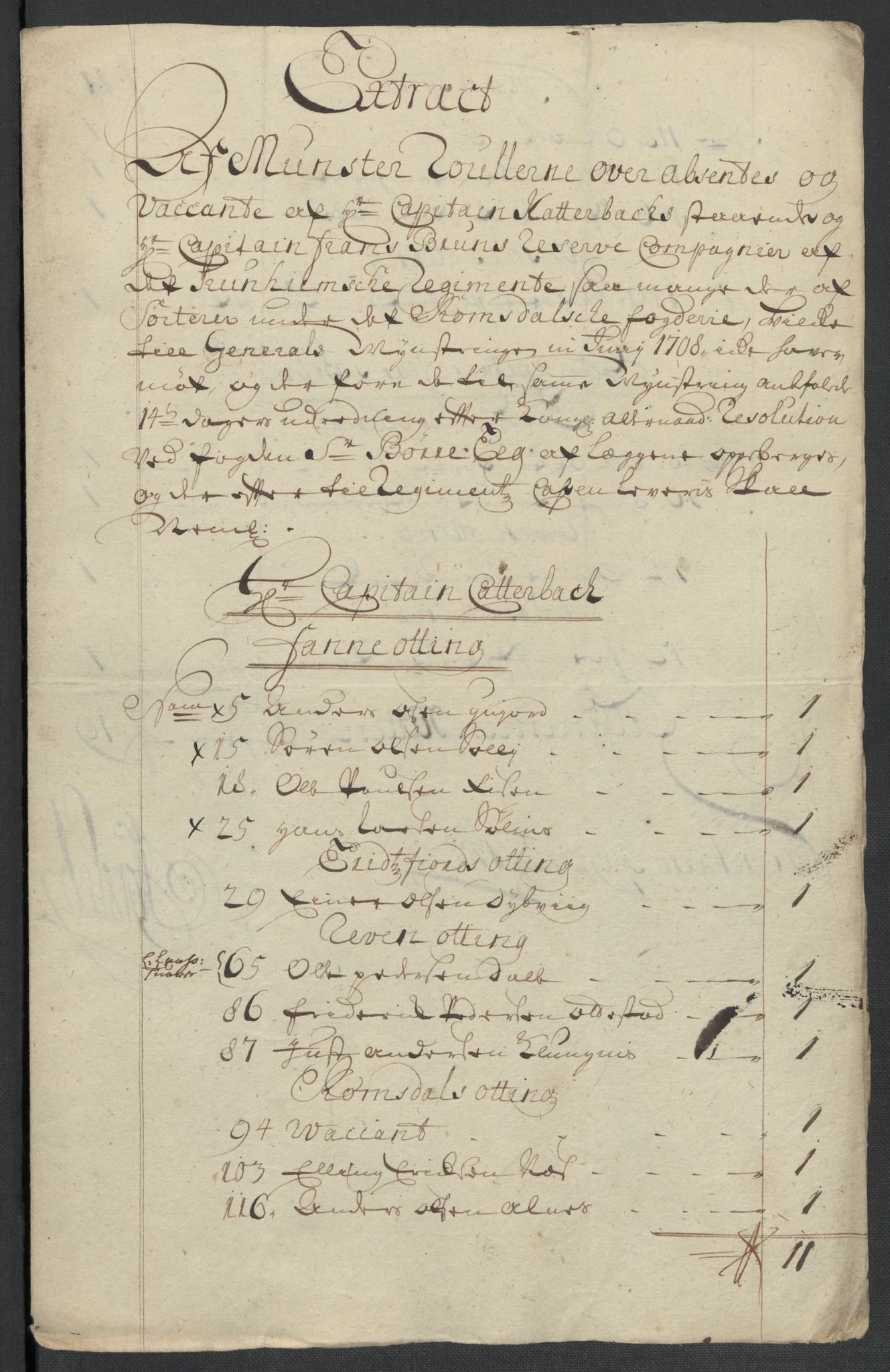 Rentekammeret inntil 1814, Reviderte regnskaper, Fogderegnskap, RA/EA-4092/R55/L3658: Fogderegnskap Romsdal, 1707-1708, p. 304