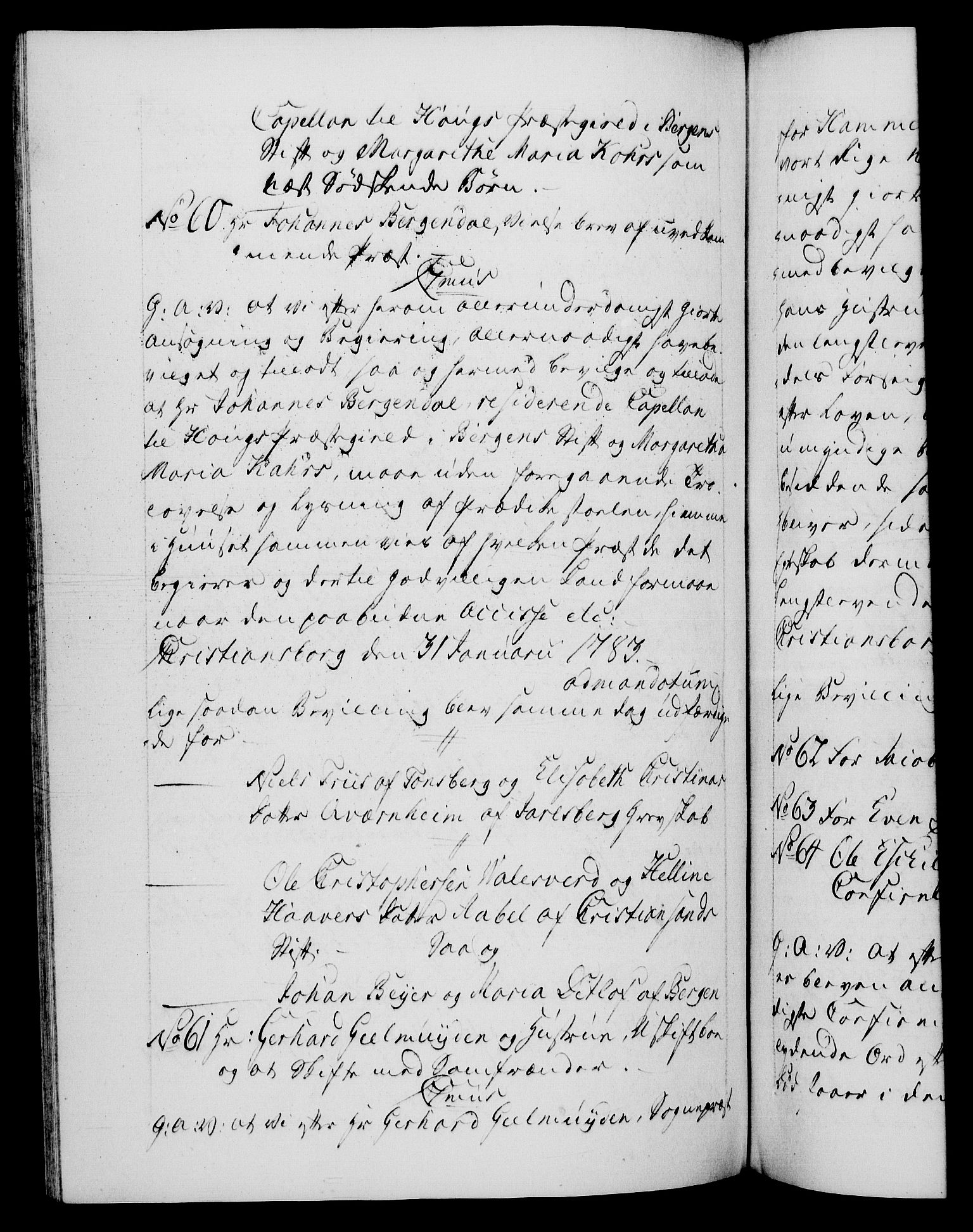Danske Kanselli 1572-1799, RA/EA-3023/F/Fc/Fca/Fcaa/L0049: Norske registre, 1782-1783, p. 435b