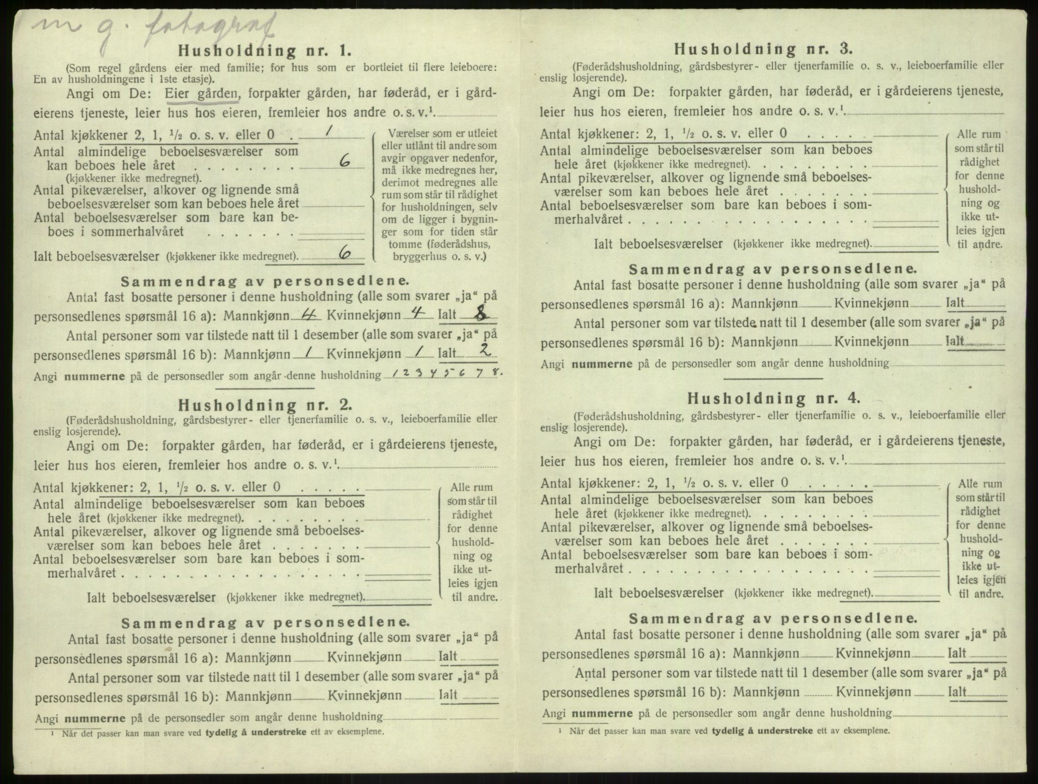 SAB, 1920 census for Luster, 1920, p. 910