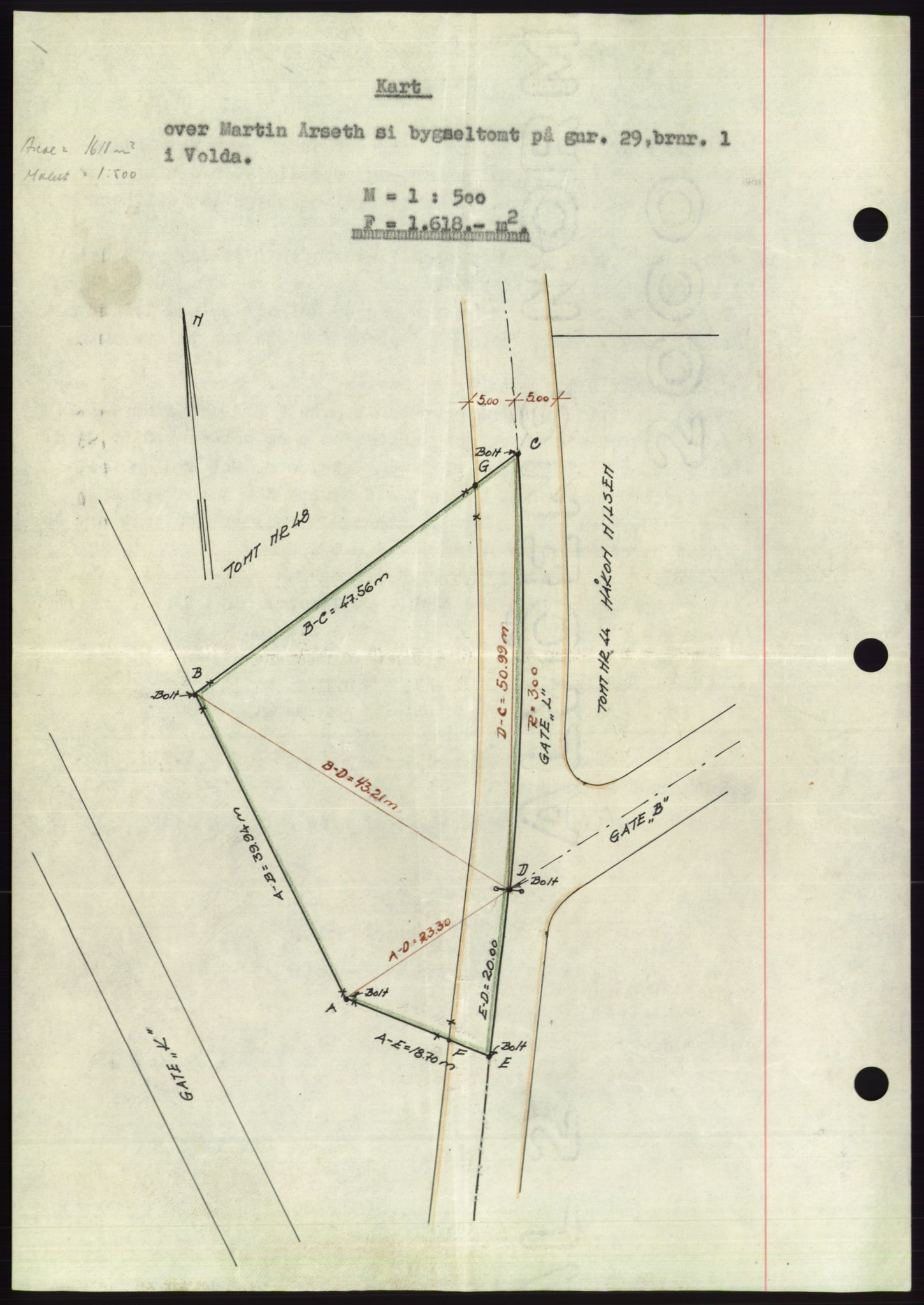 Søre Sunnmøre sorenskriveri, AV/SAT-A-4122/1/2/2C/L0110: Mortgage book no. 36A, 1958-1958, Diary no: : 1646/1958