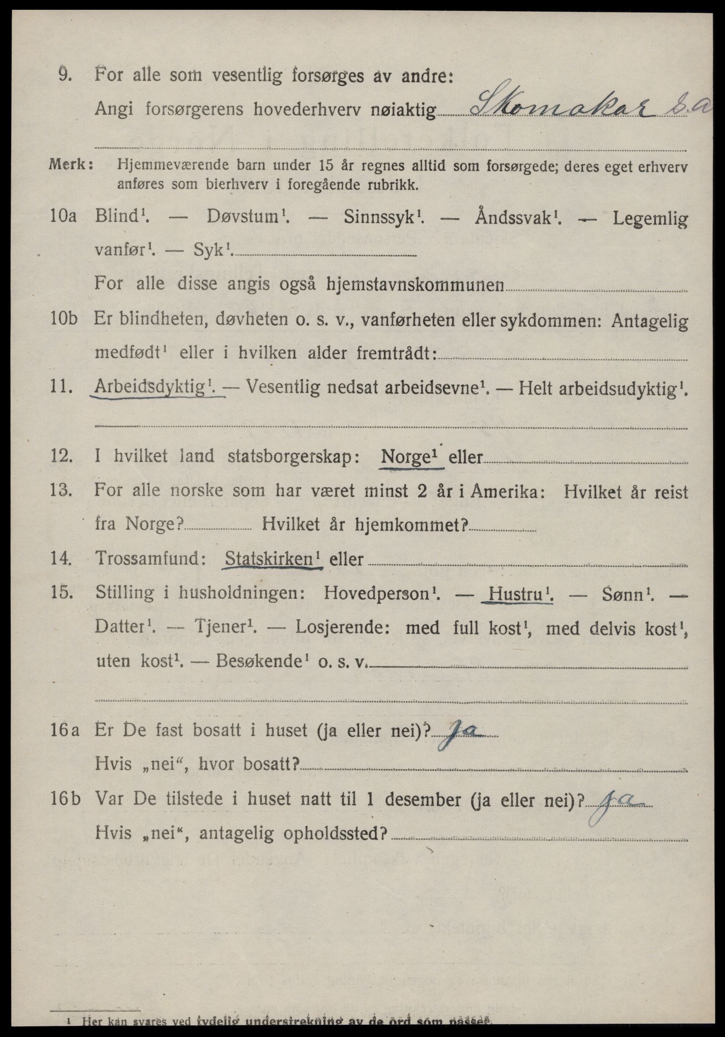 SAT, 1920 census for Surnadal, 1920, p. 4376