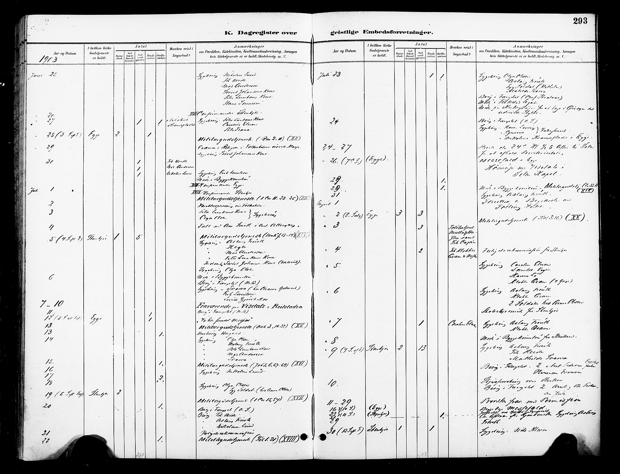 Ministerialprotokoller, klokkerbøker og fødselsregistre - Nord-Trøndelag, AV/SAT-A-1458/739/L0372: Parish register (official) no. 739A04, 1895-1903, p. 293