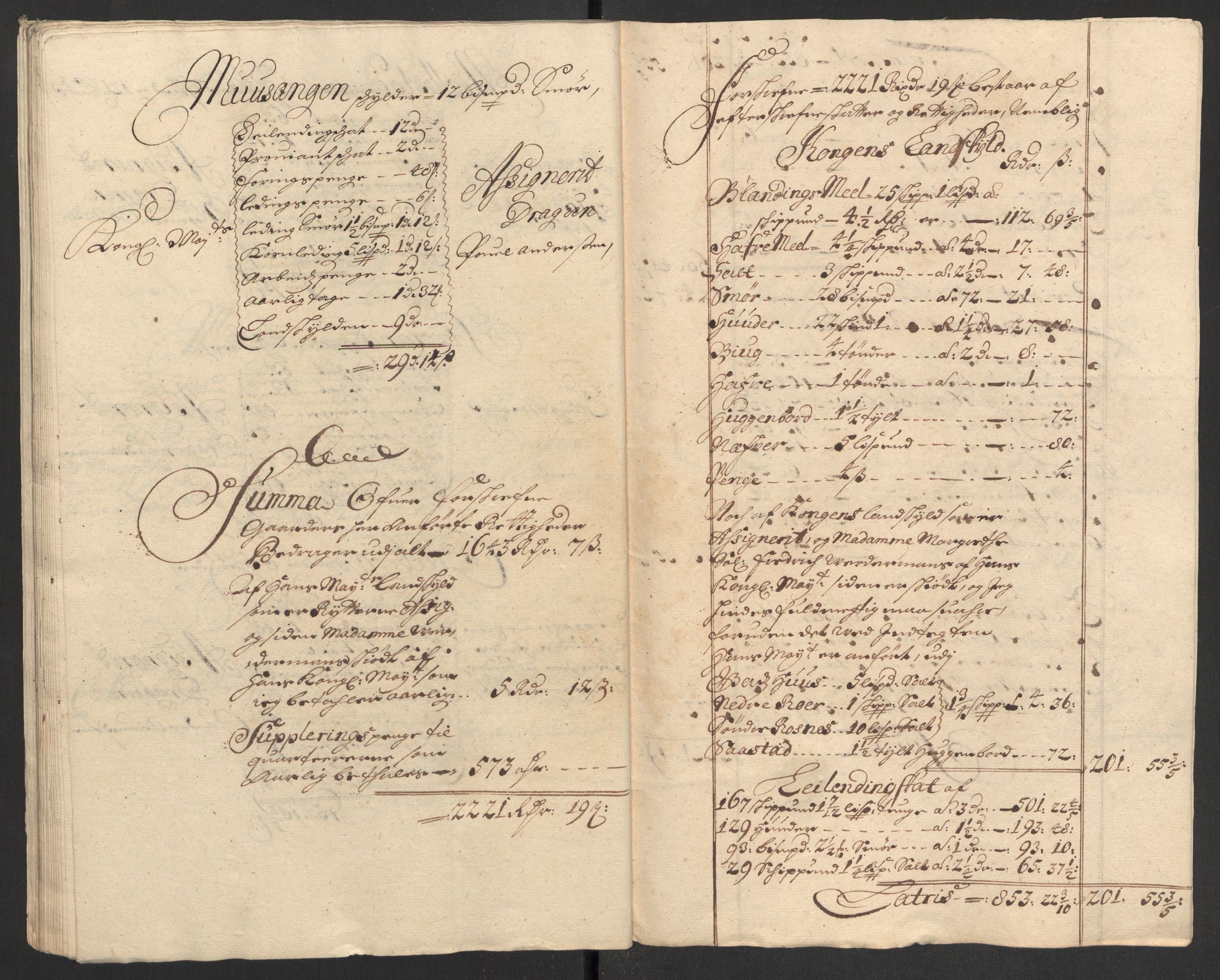 Rentekammeret inntil 1814, Reviderte regnskaper, Fogderegnskap, AV/RA-EA-4092/R04/L0125: Fogderegnskap Moss, Onsøy, Tune, Veme og Åbygge, 1697, p. 122