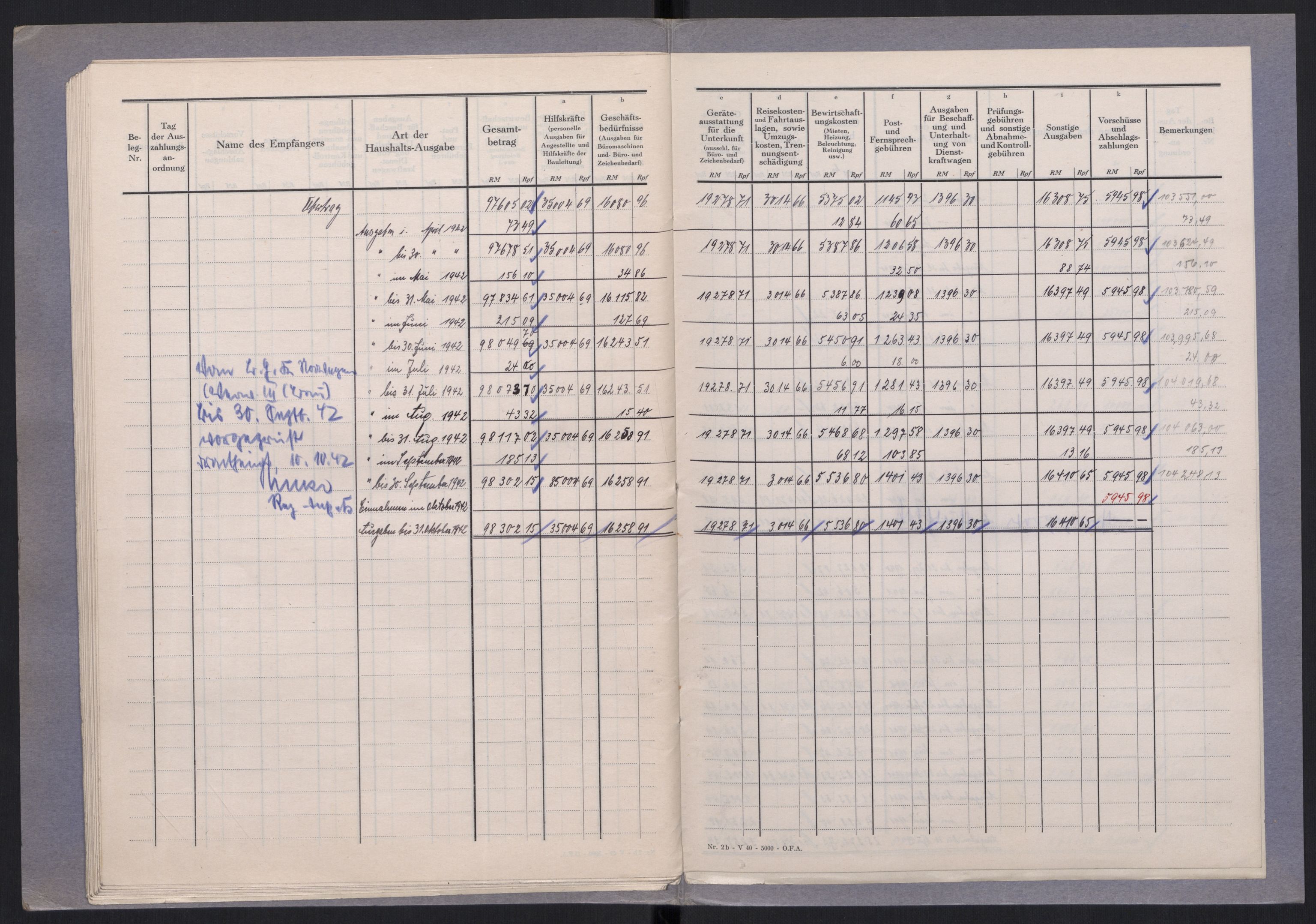 Tyske arkiver, Organisation Todt (OT), Einsatzgruppe Wiking, AV/RA-RAFA-2188/2/E/Ea/L0005: Byggeprosjekt i Hattfjelldal, 1940-1942, p. 238