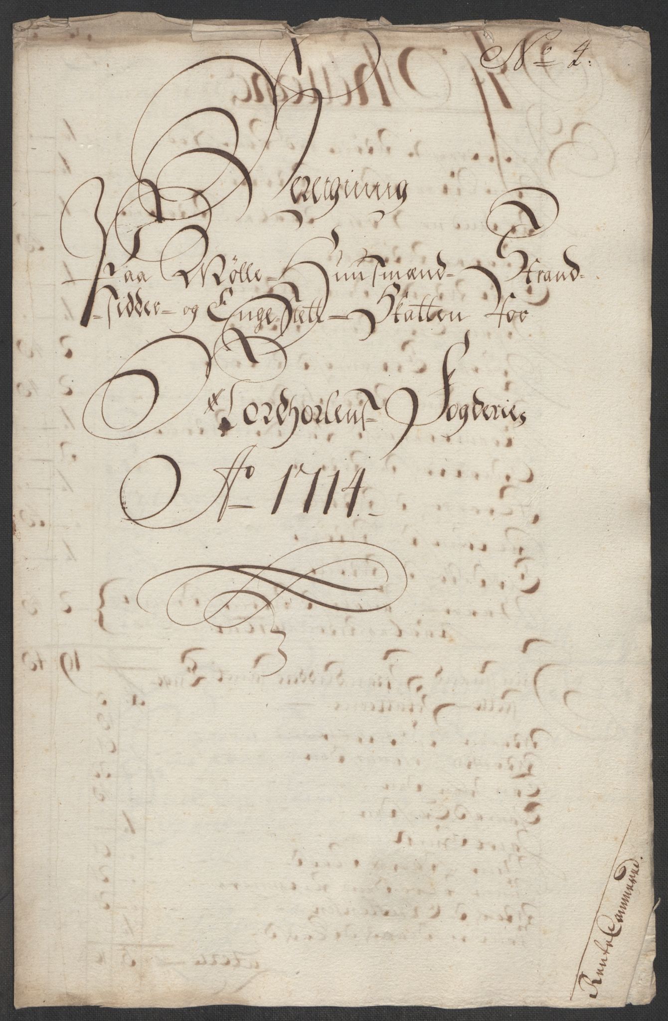 Rentekammeret inntil 1814, Reviderte regnskaper, Fogderegnskap, AV/RA-EA-4092/R51/L3197: Fogderegnskap Nordhordland og Voss, 1714, p. 147