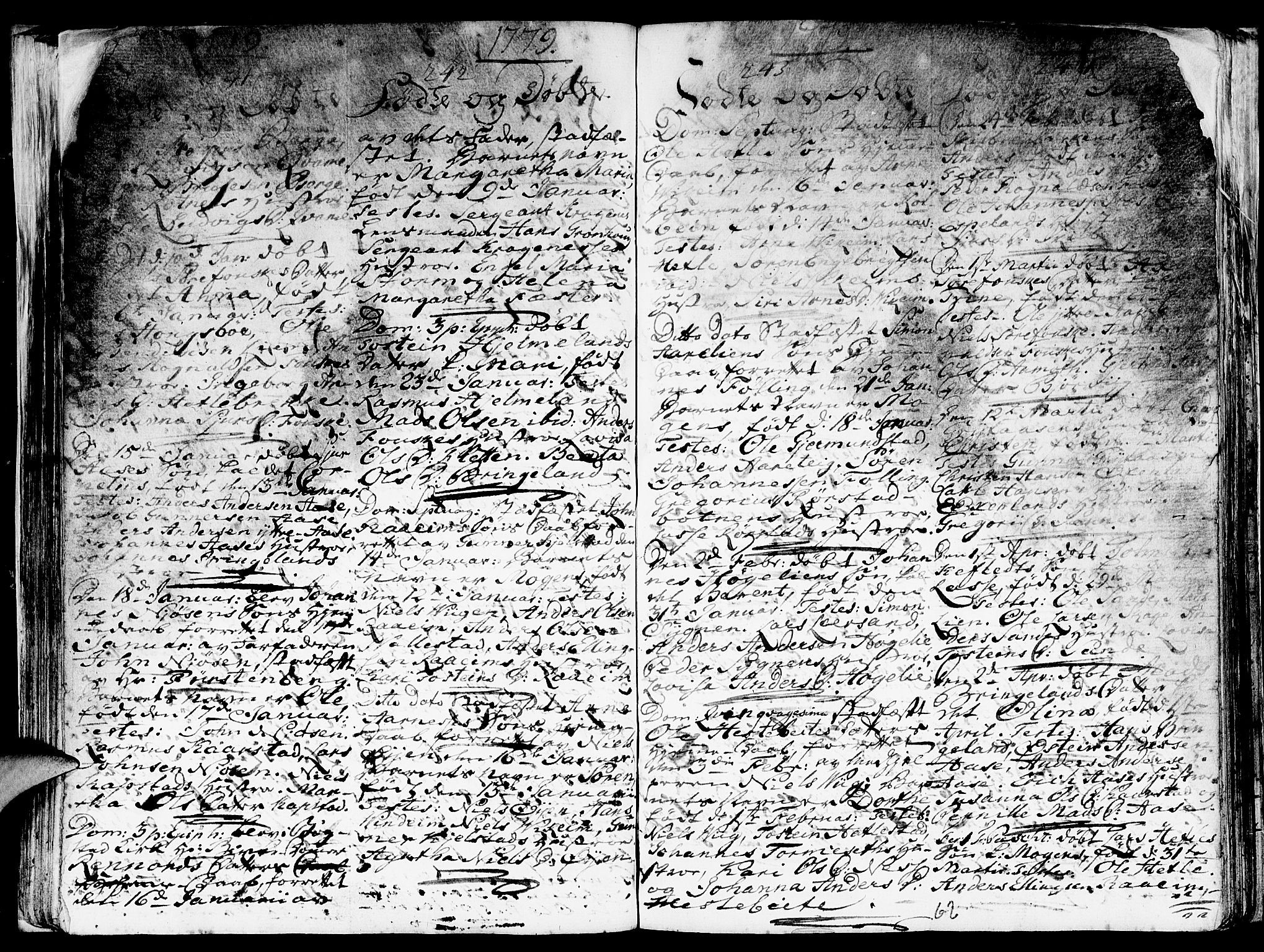 Gaular sokneprestembete, SAB/A-80001/H/Haa: Parish register (official) no. A 1, 1755-1785, p. 62