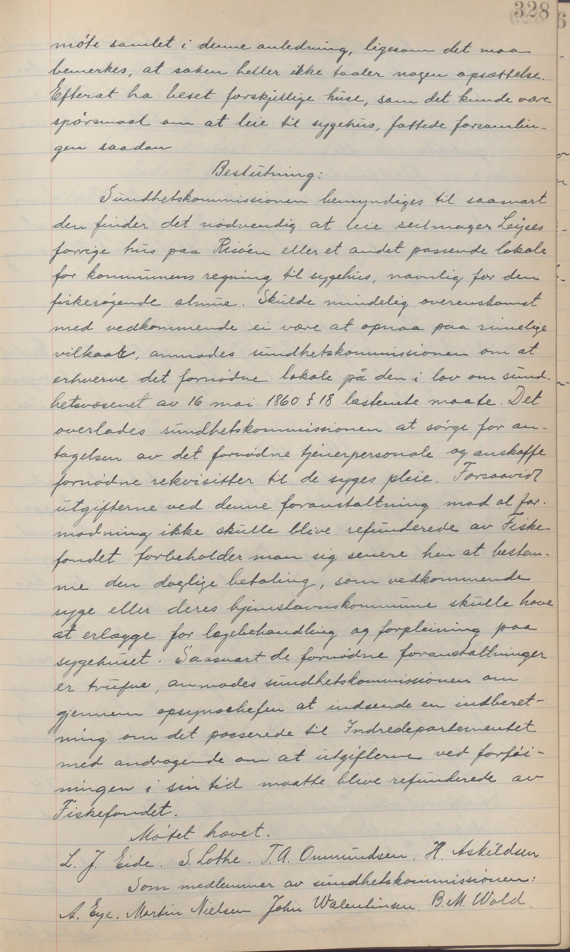 Haugesund kommune - Formannskapet, IKAR/X-0001/A/L0002: Transkribert møtebok, 1855-1874, p. 328