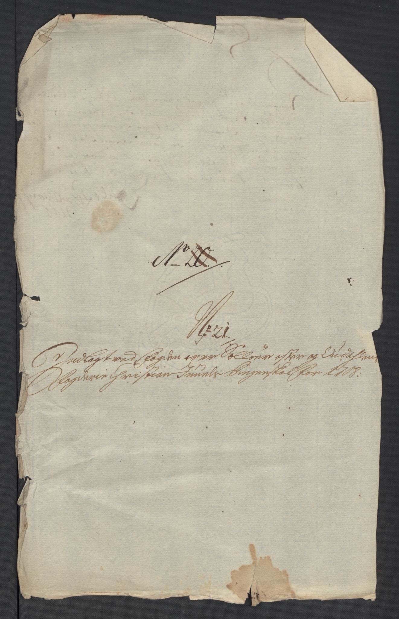 Rentekammeret inntil 1814, Reviderte regnskaper, Fogderegnskap, AV/RA-EA-4092/R13/L0845: Fogderegnskap Solør, Odal og Østerdal, 1708, p. 263