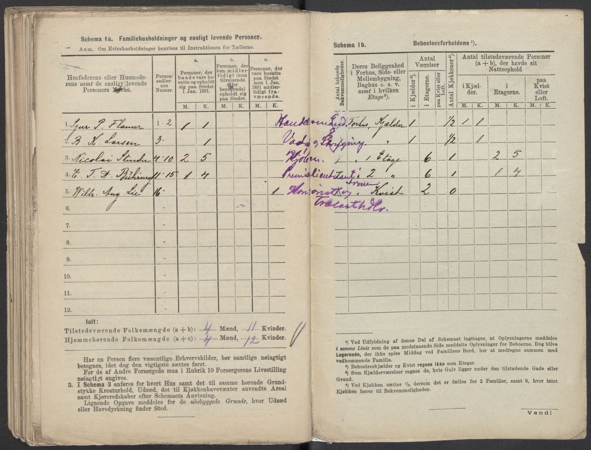 RA, 1891 Census for 1301 Bergen, 1891, p. 1856