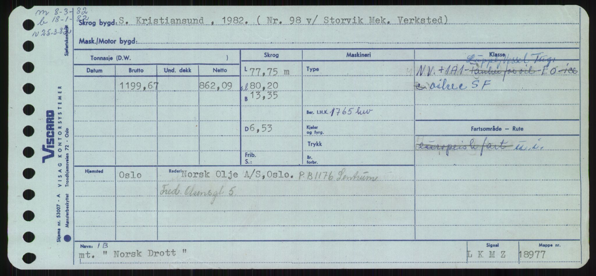 Sjøfartsdirektoratet med forløpere, Skipsmålingen, AV/RA-S-1627/H/Ha/L0004/0001: Fartøy, Mas-R / Fartøy, Mas-Odd, p. 825